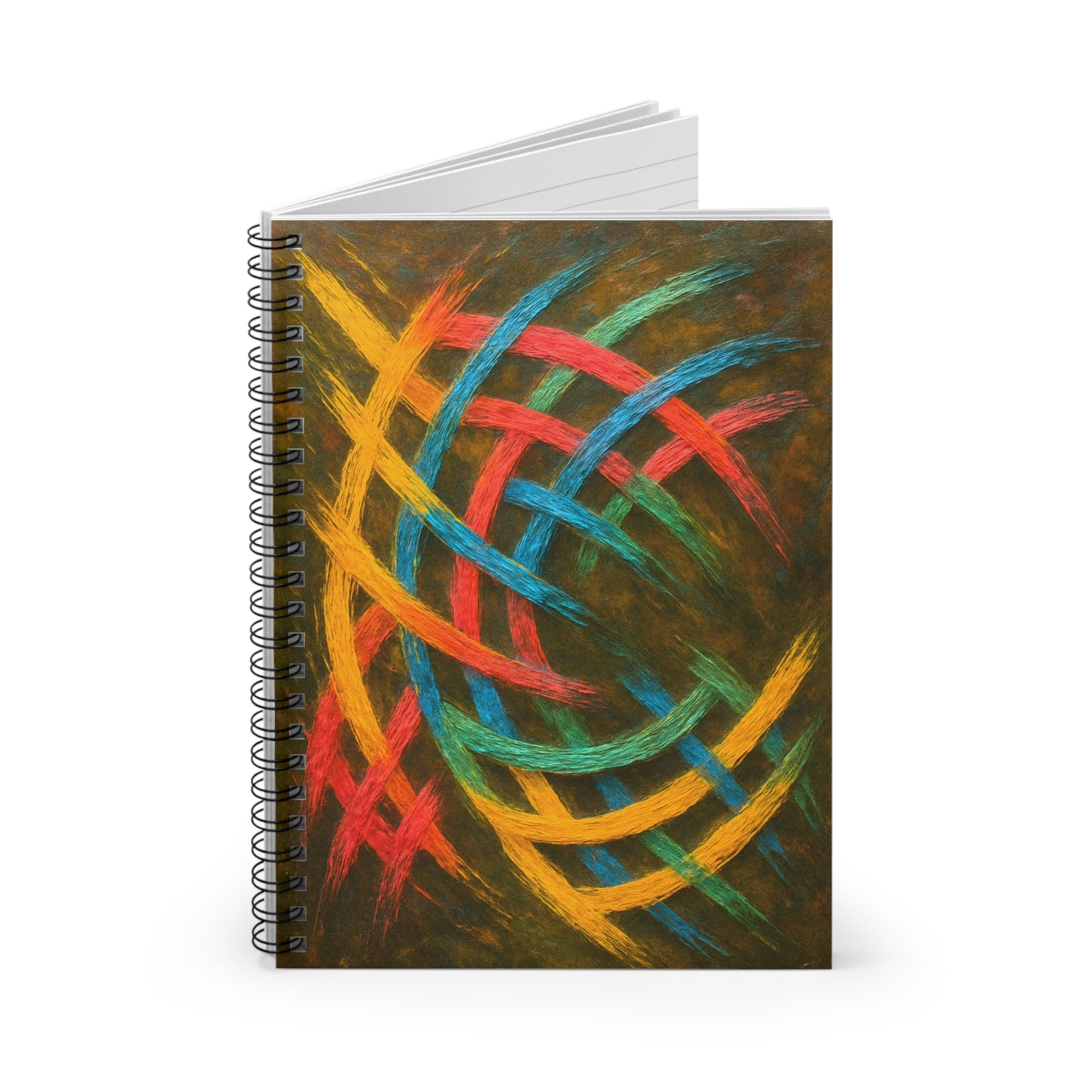 Vibrant Weave Spiral Notebook - Ruled Line