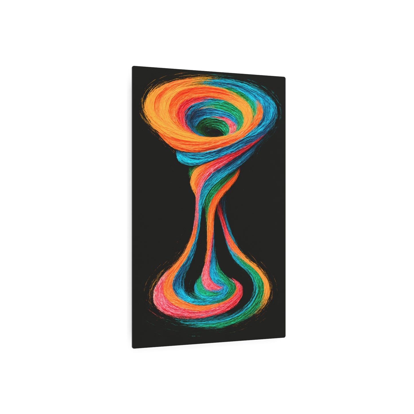 Colorful Abstract Metal  Wall Decor - Cyclone Design