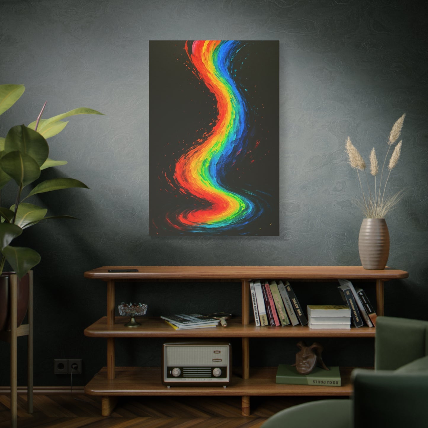 Rainbow Canvas Art Print - Melt Design