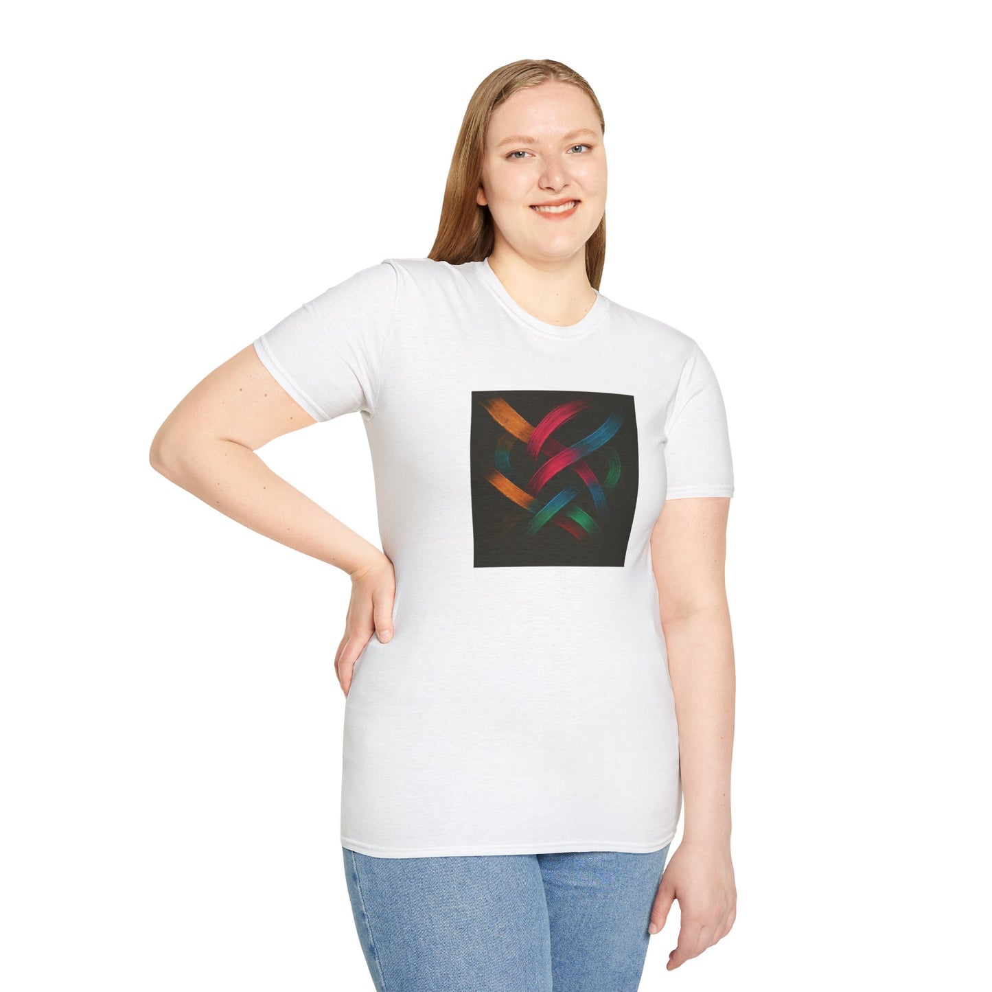 Unisex T-Shirt for Art Lovers - Weave Design