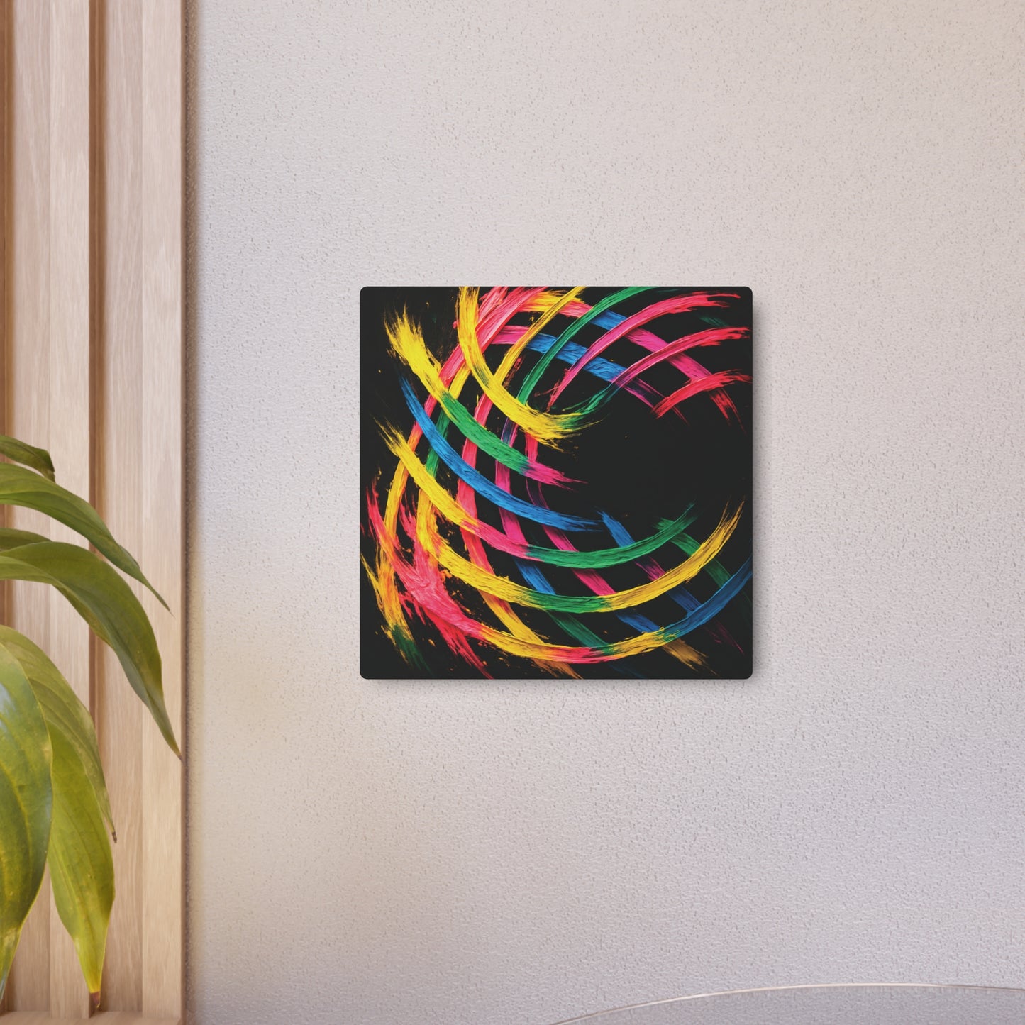 Weave Art Metal Print