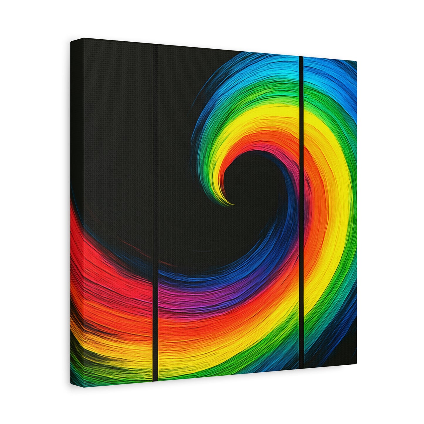 Vibrant WallArt Canvas- Cyclone Design