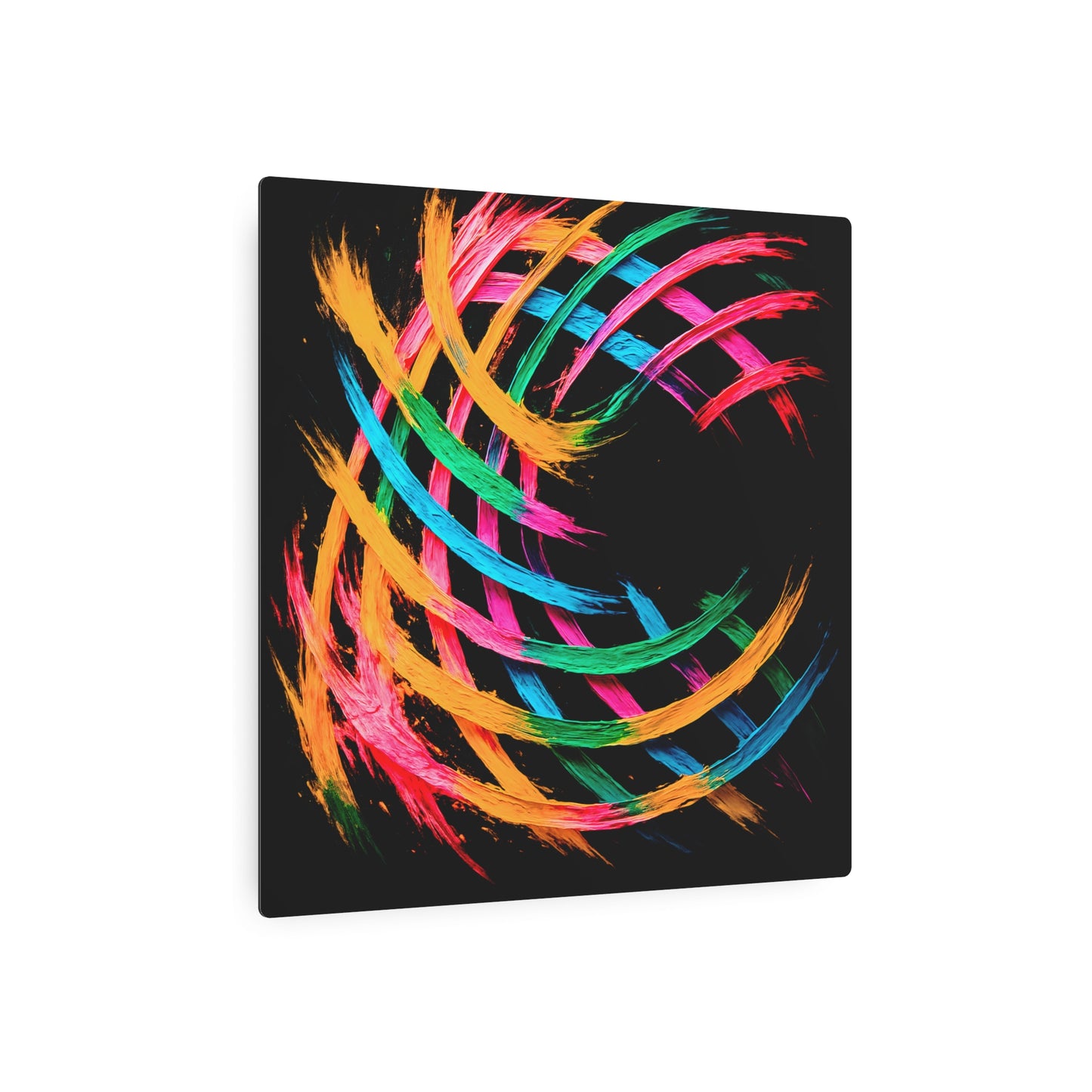 Colorful Abstract Metal Art - Weave Design
