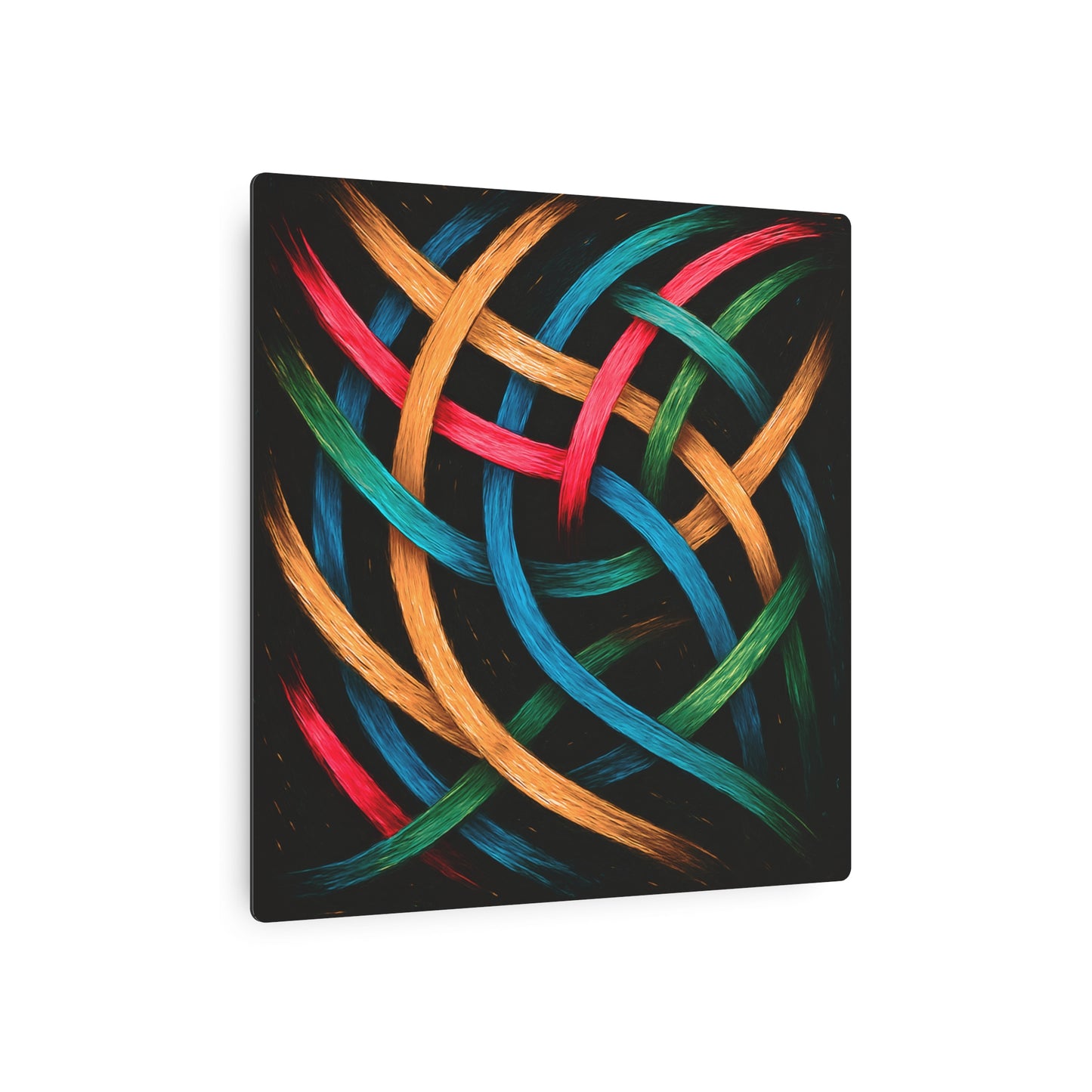 Vibrant Metal Art - Weave  Design