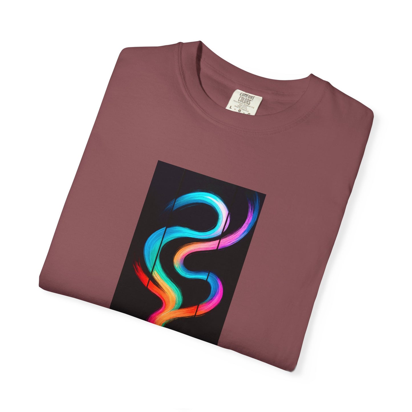 Vibrant Wave Unisex T-Shirt - Weave Design