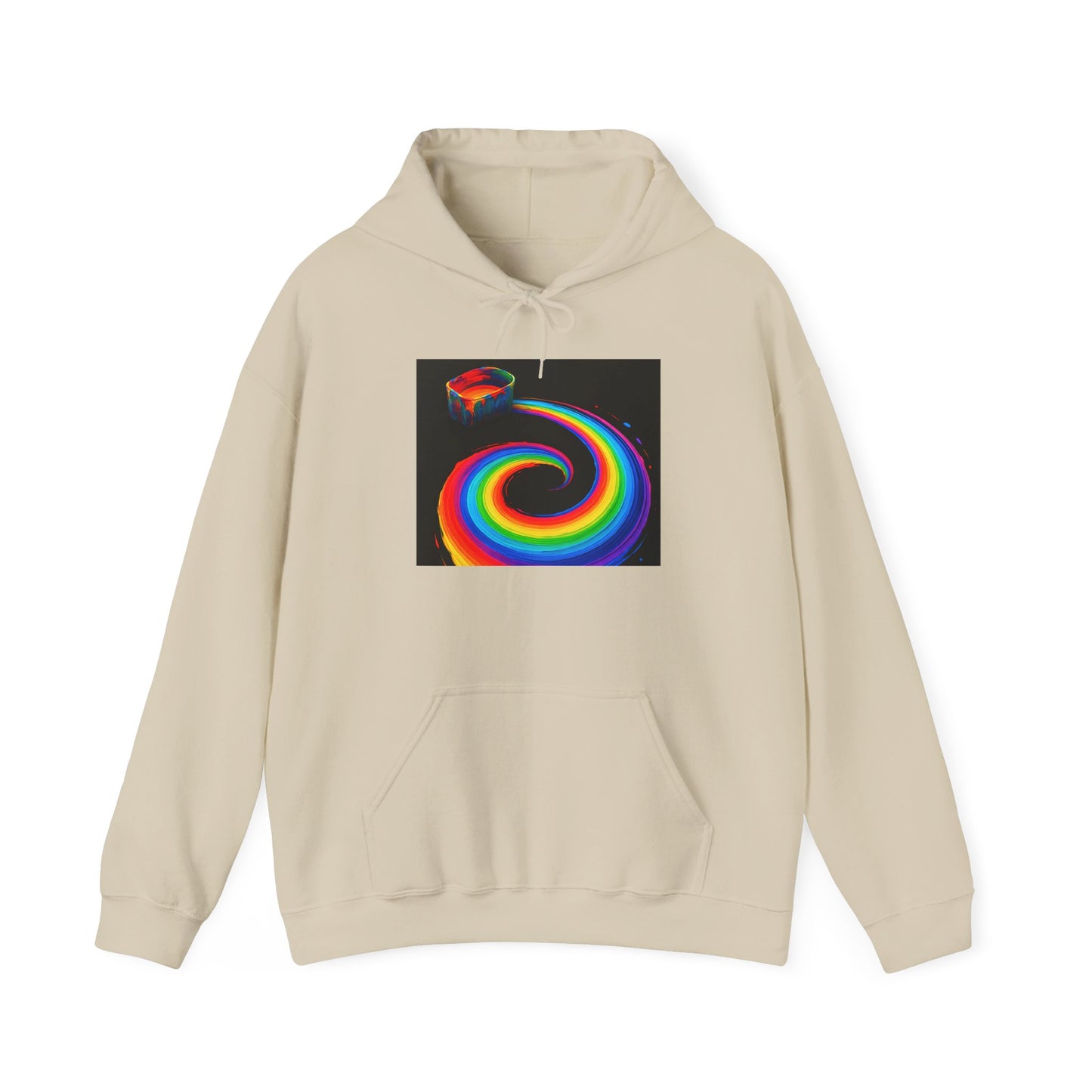 Colorful Spiral Hoodie - Melt Design