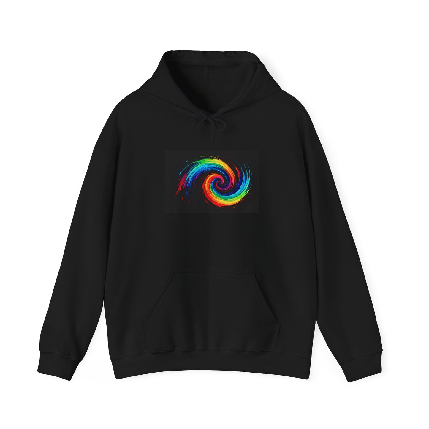 Colorful Swirl Hooded Sweatshirt - Cyclone Design