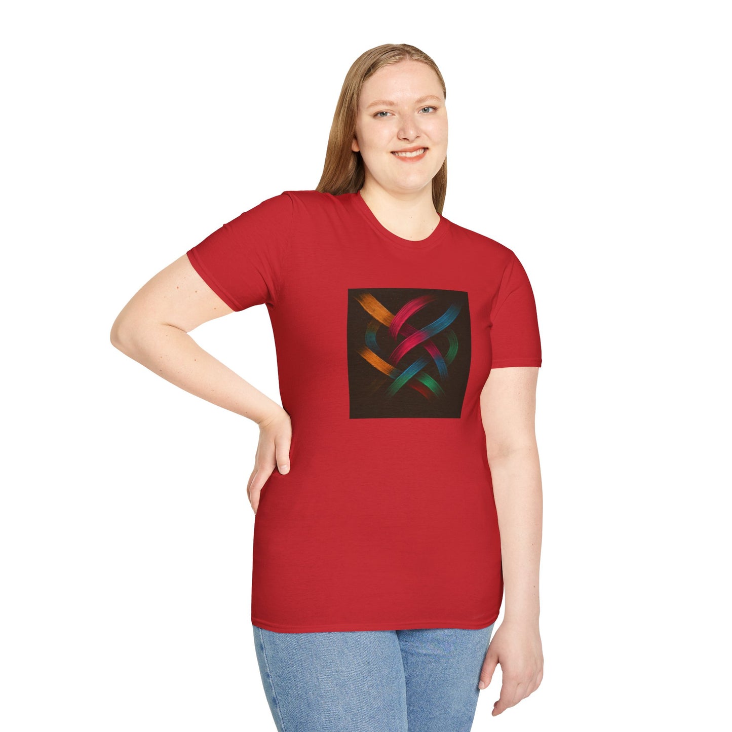 Unisex T-Shirt for Art Lovers - Weave Design