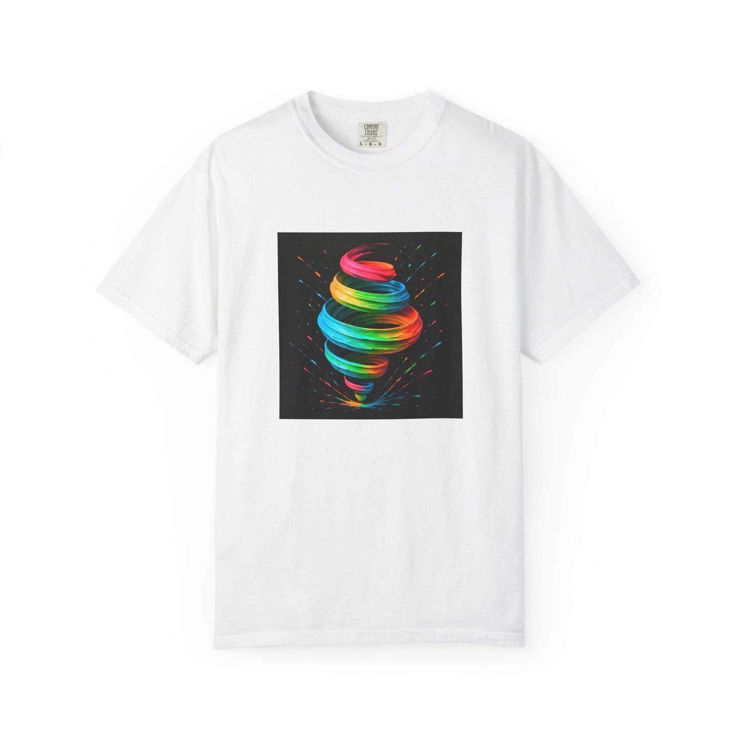 Vibrant Swirl Unisex T-Shirt - Cyclone Design