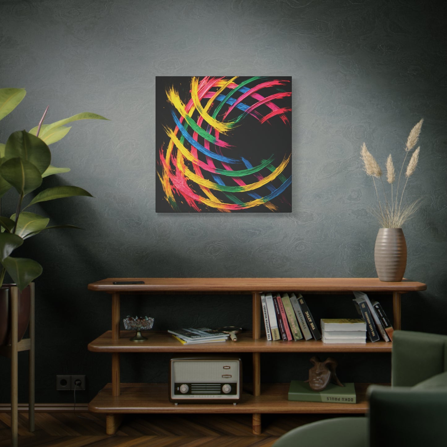 Vibrant Weave Canvas Print - 1.25