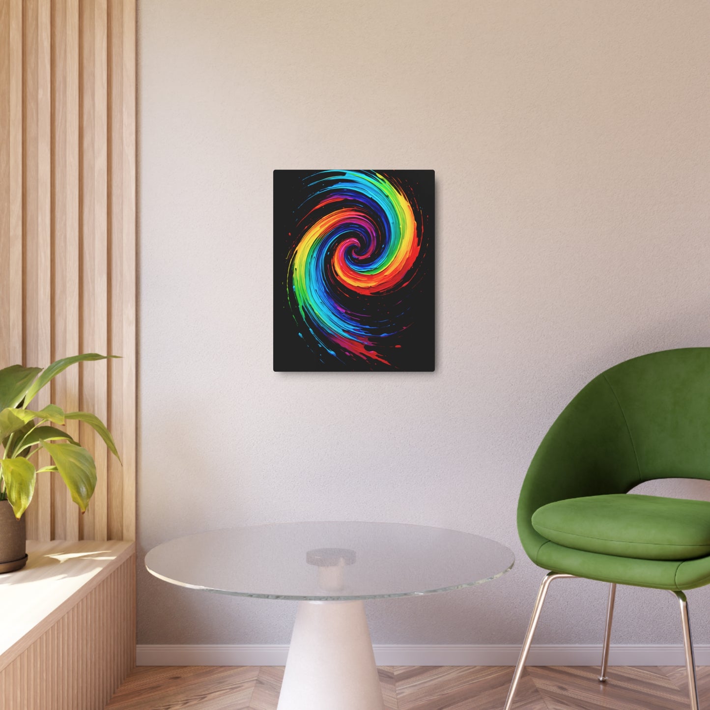 Colorful Wall Décor Metal Art - Cyclone Design