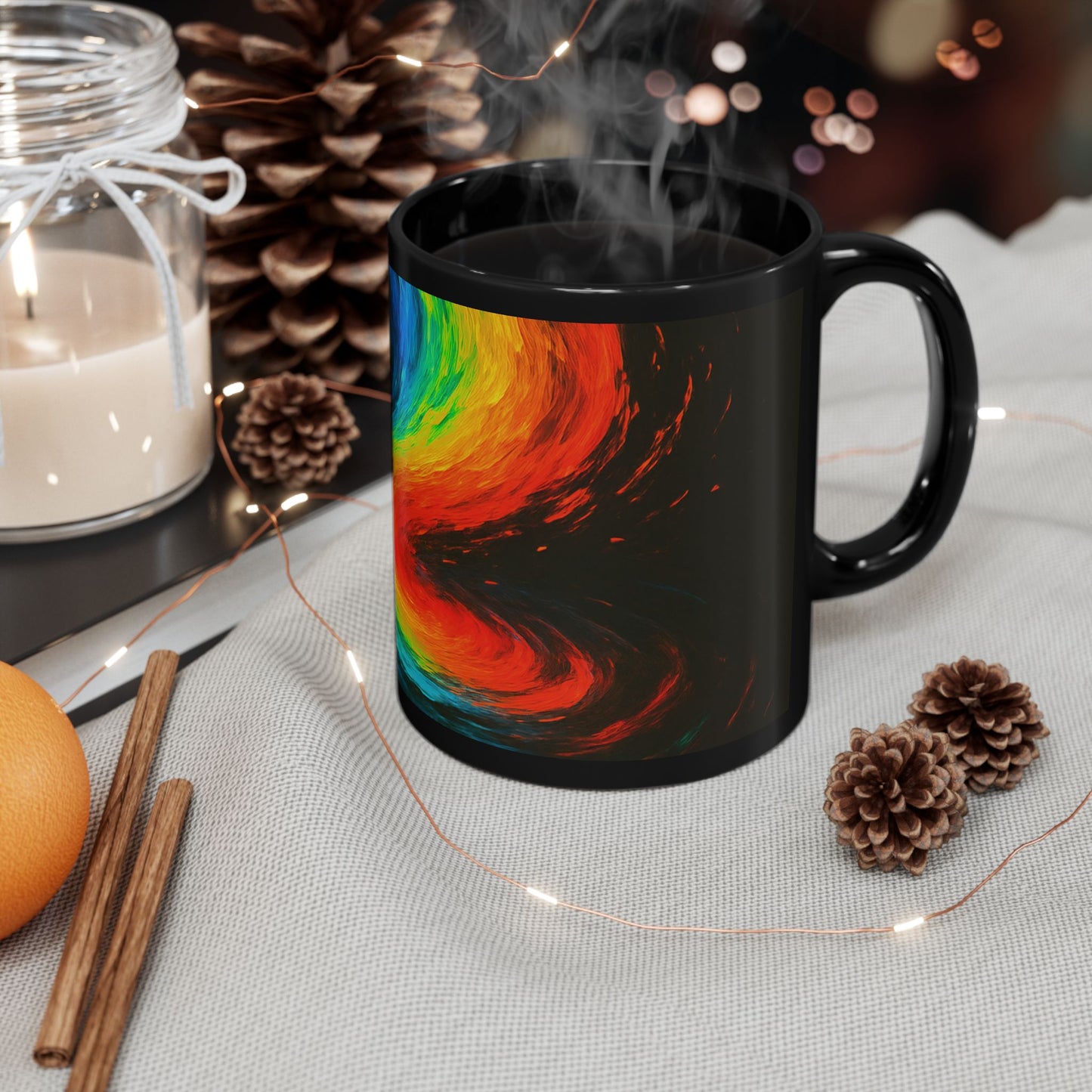 Colorful Abstract Coffee Mug - Melt Design