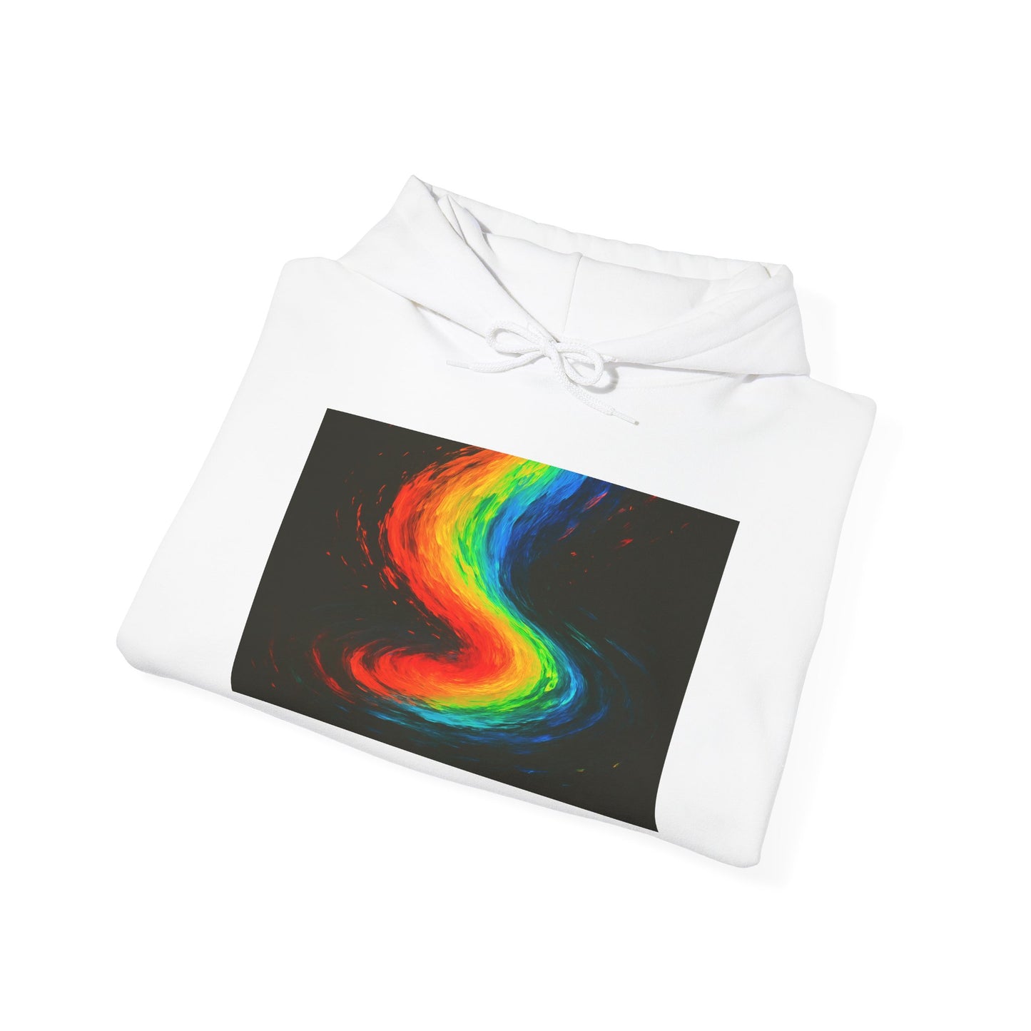 Rainbow Swirl Unisex Heavy Blend Hoodie - Melt Design
