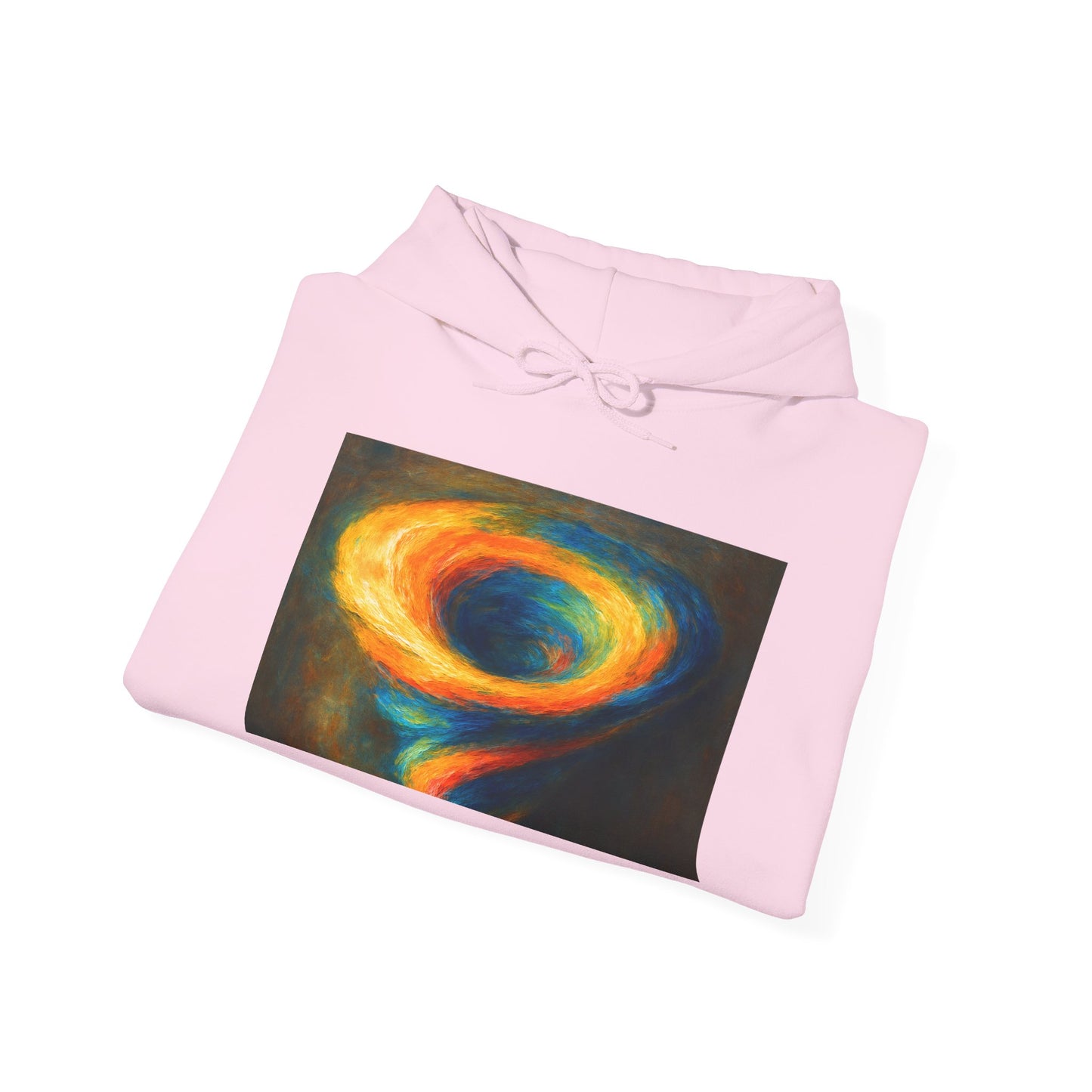 Colorful Whirlwind Unisex Hoodie - Cyclone Design