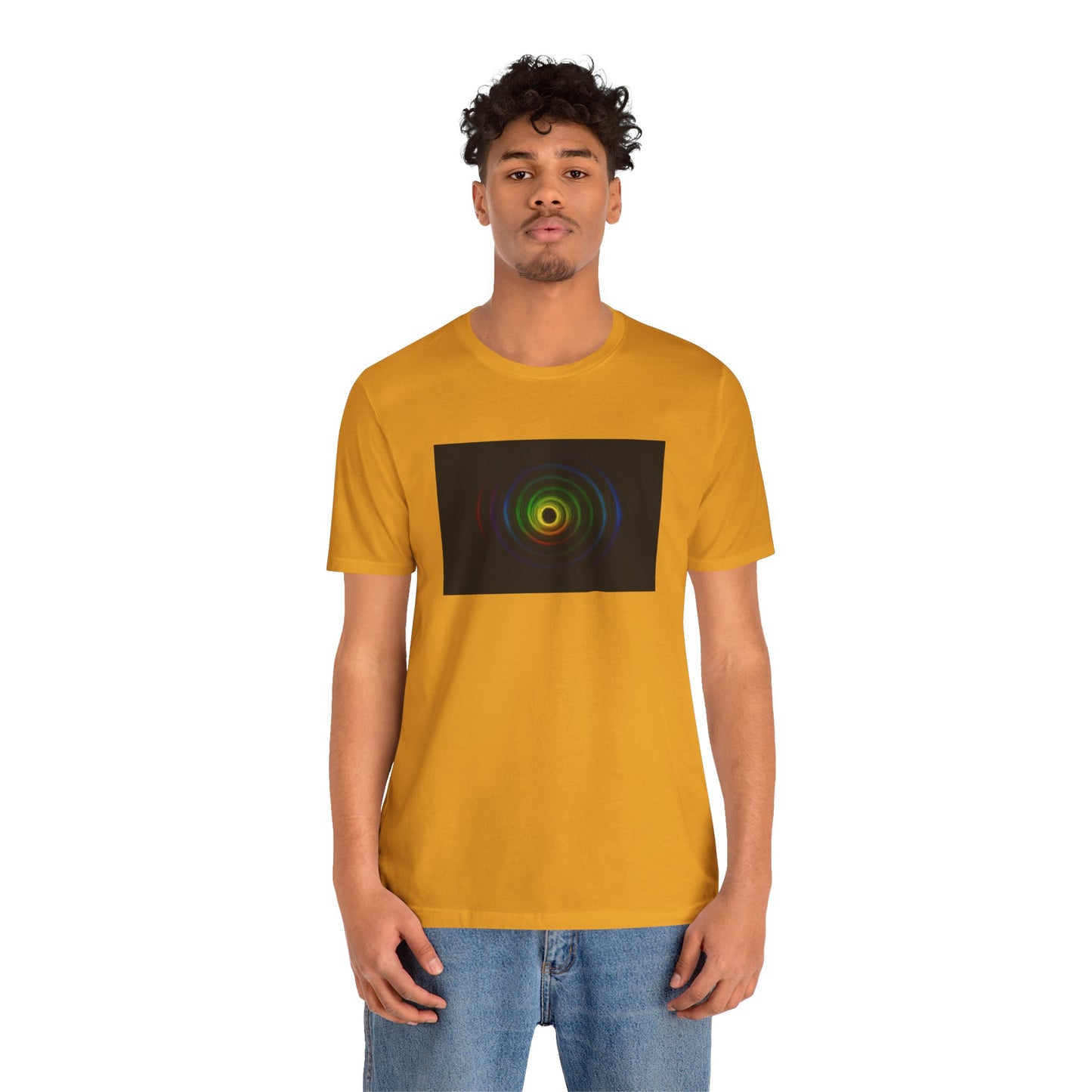 Colorful Wave Unisex Tee - Cyclone Design