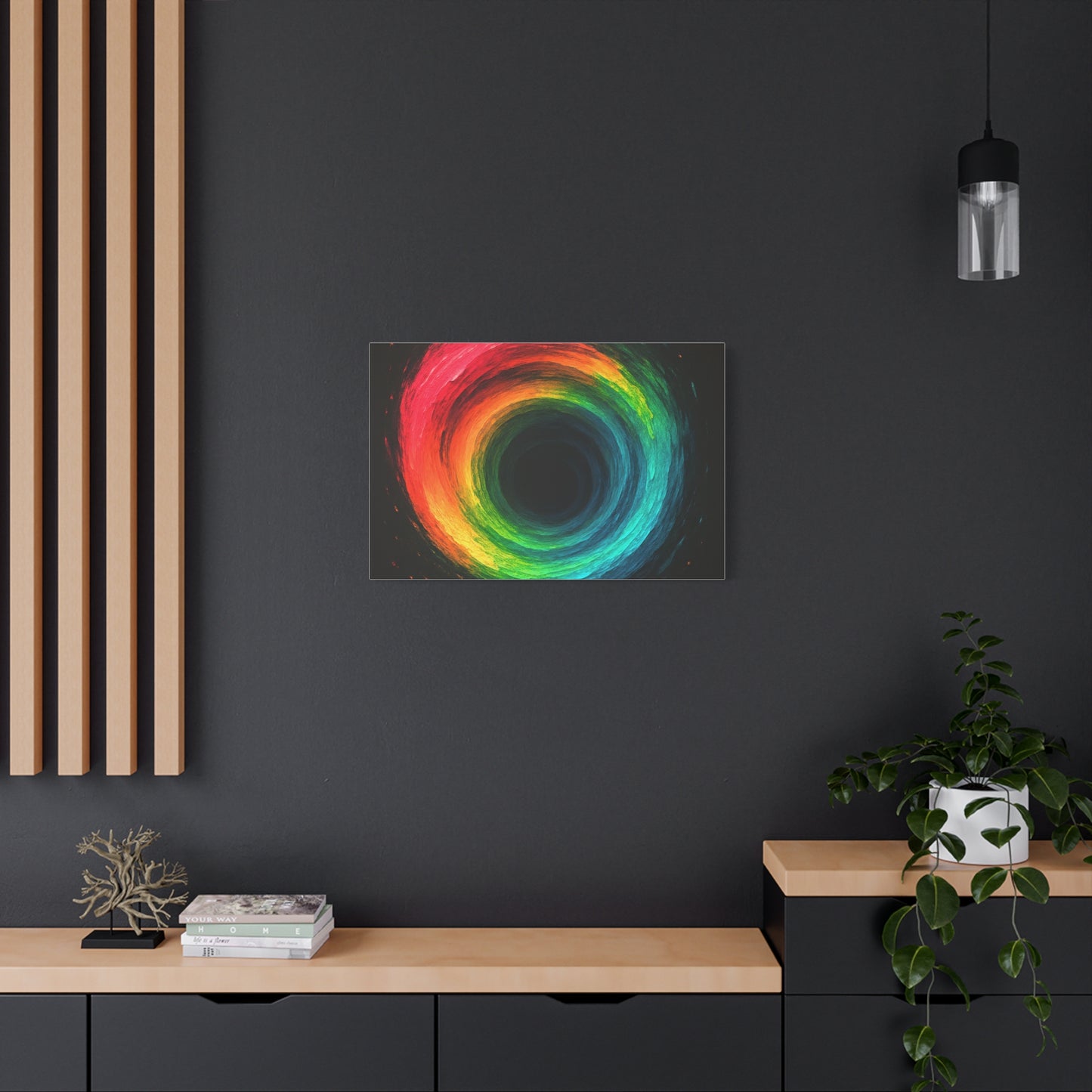 Chromatic Cyclone Matte Canvas, Stretched, 1.25"