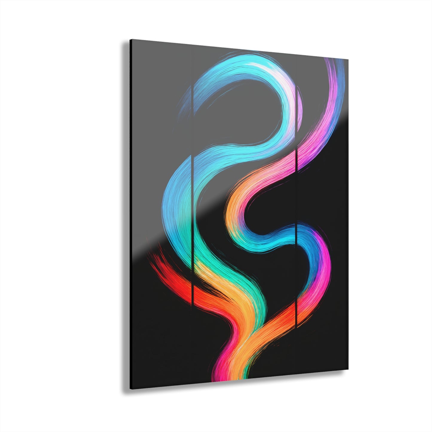 Modern Home Acrylic Wall Art Print - Weave Design