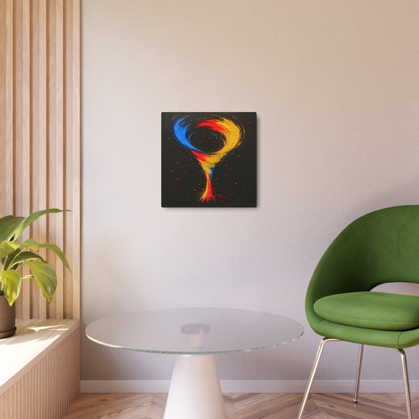 Colorful Metal Wall Art - Cyclone Design