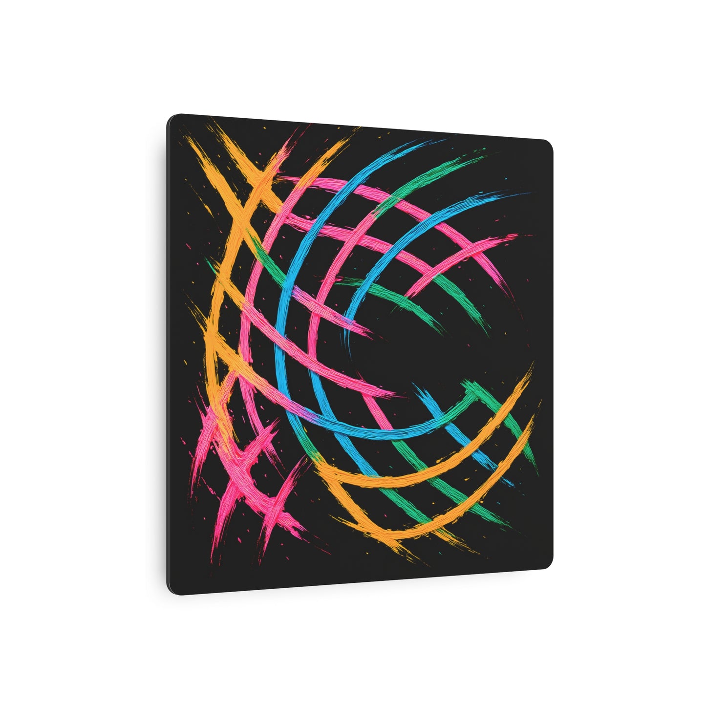 Colorful Wall Décor Metal Art -  Weave Design