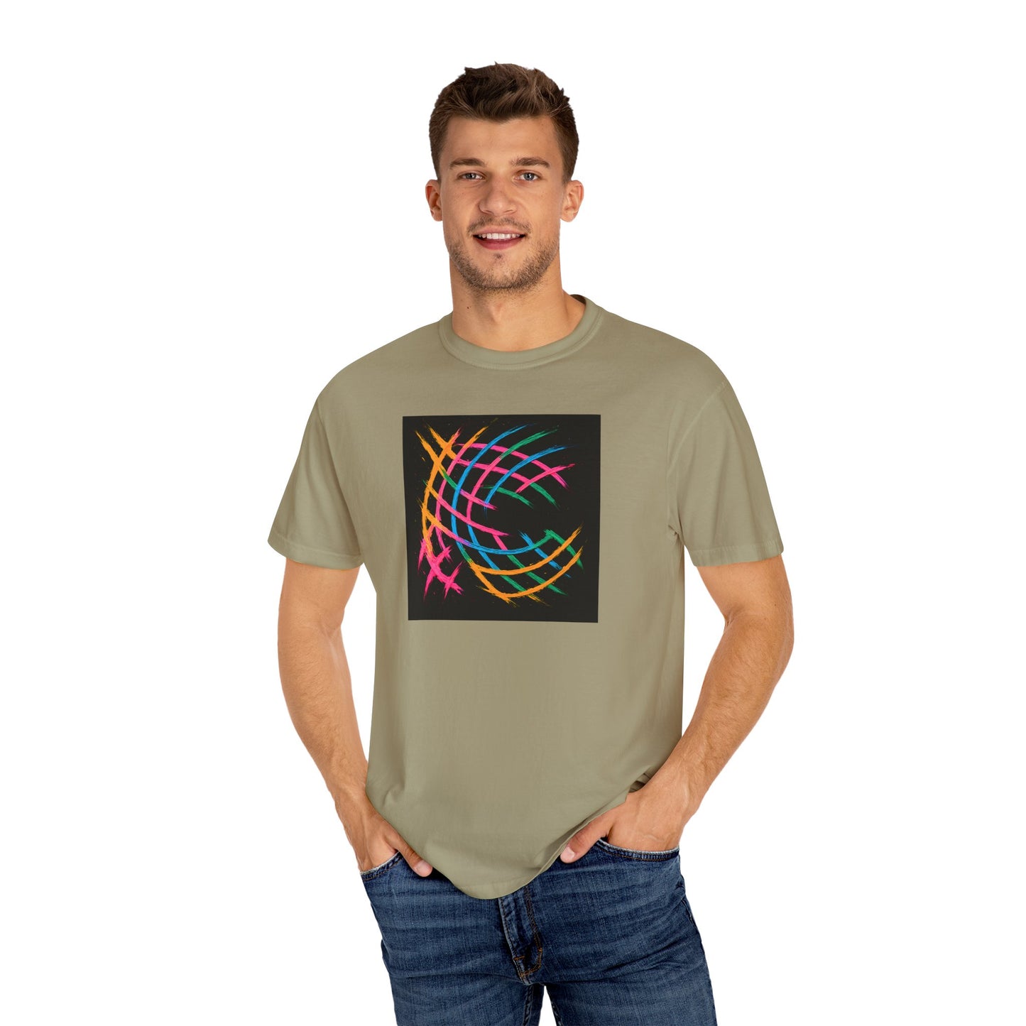 Colorful Abstract Unisex T-Shirt - Weave Design