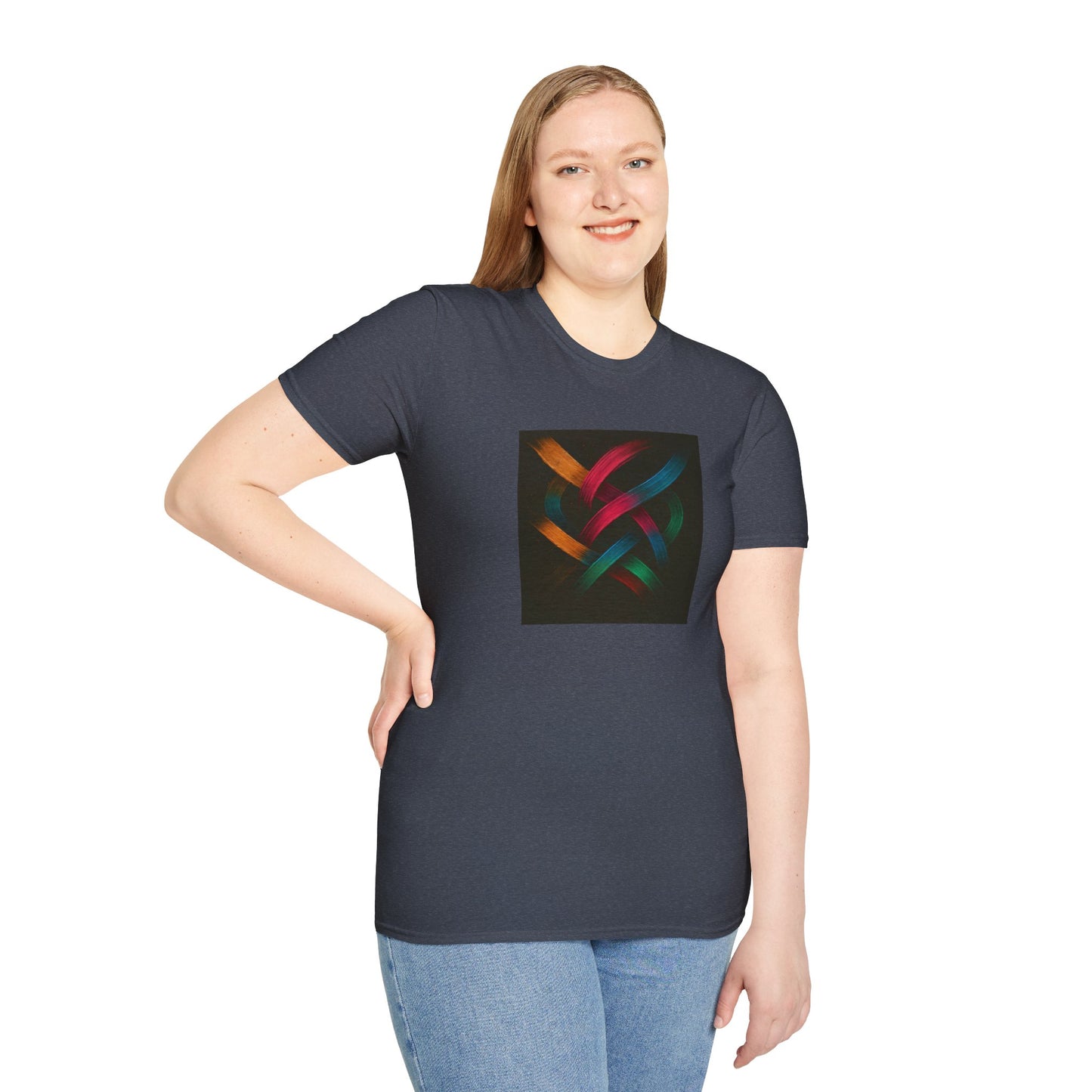Unisex T-Shirt for Art Lovers - Weave Design