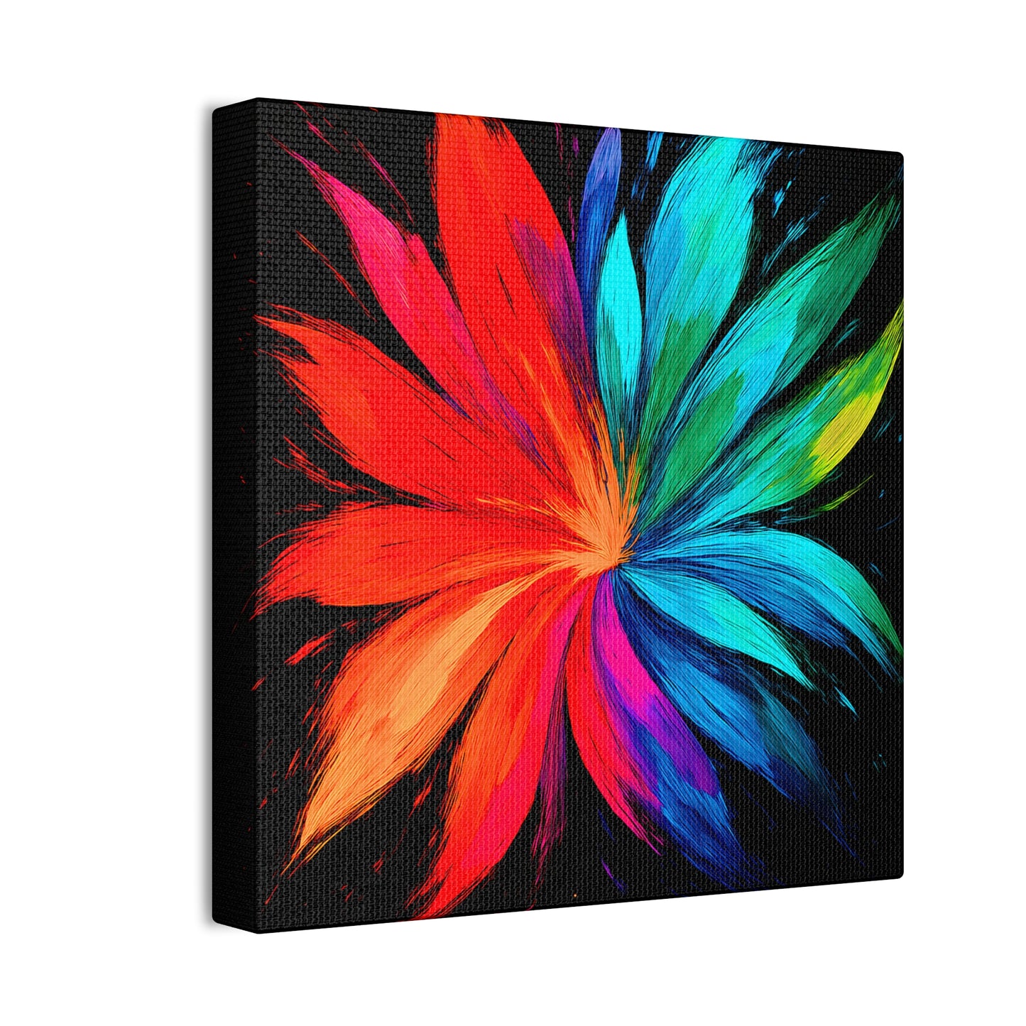 Modern Home Accent Floral Canvas Art - Melt Design