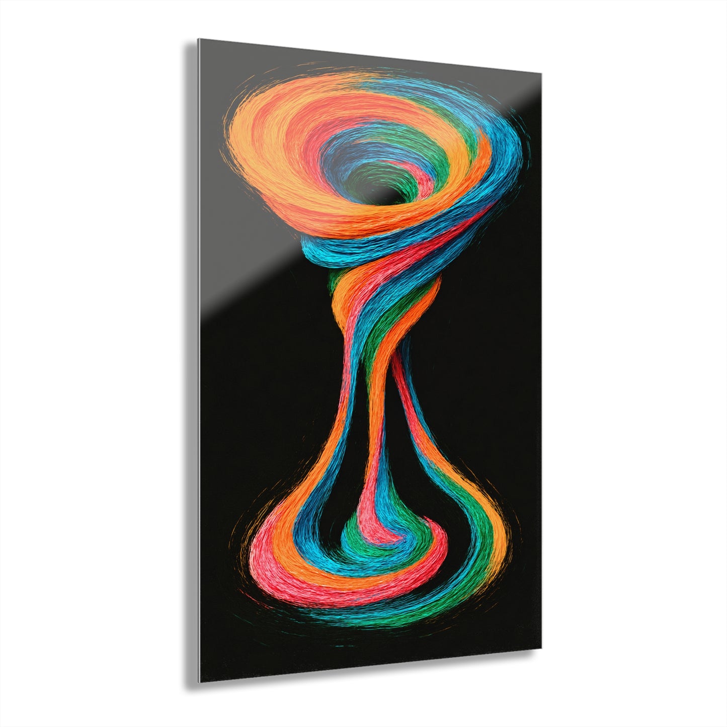 Modern Home Decor Acrylic Wall Art Print - Cyclone Design