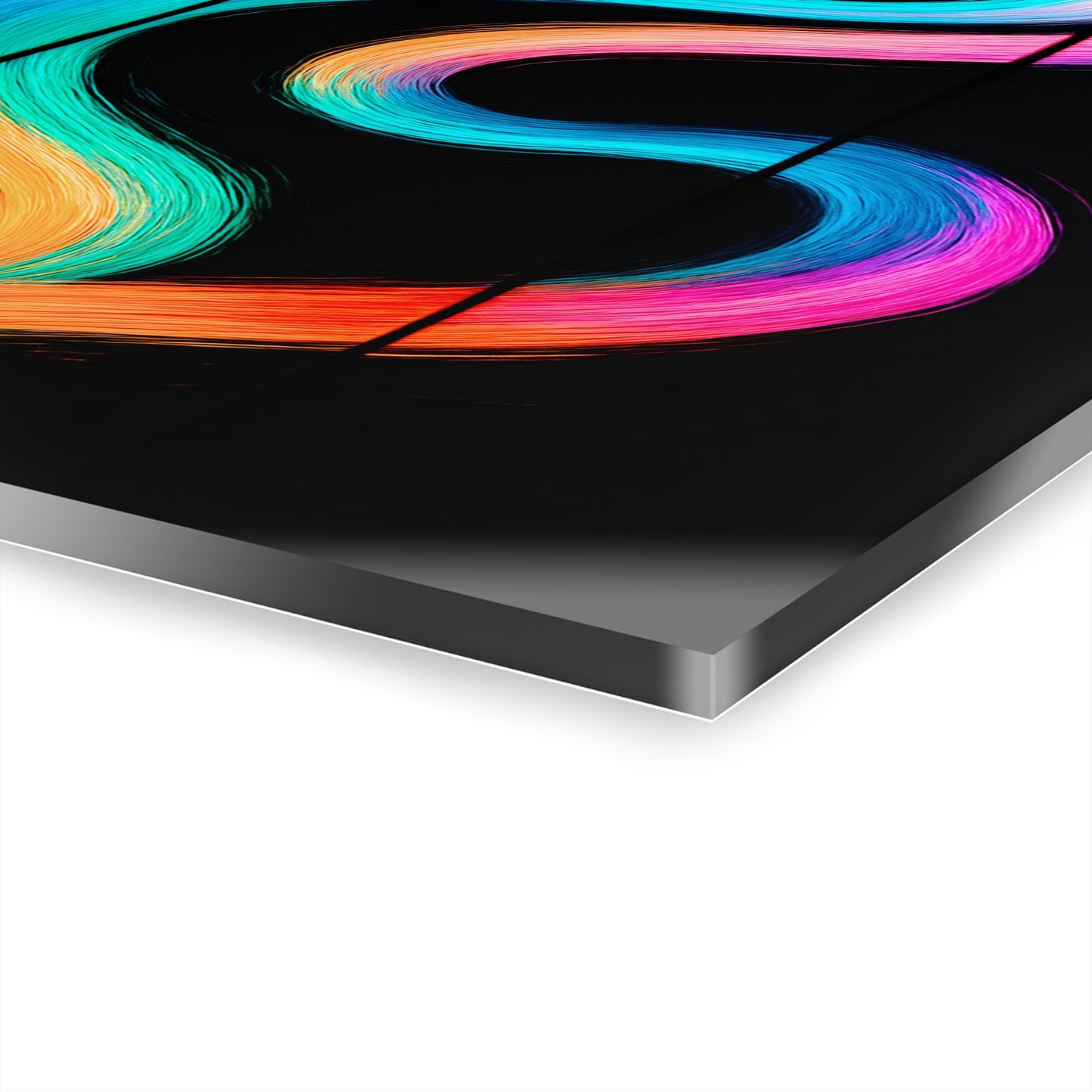 Modern Home Acrylic Wall Art Print - Weave Design