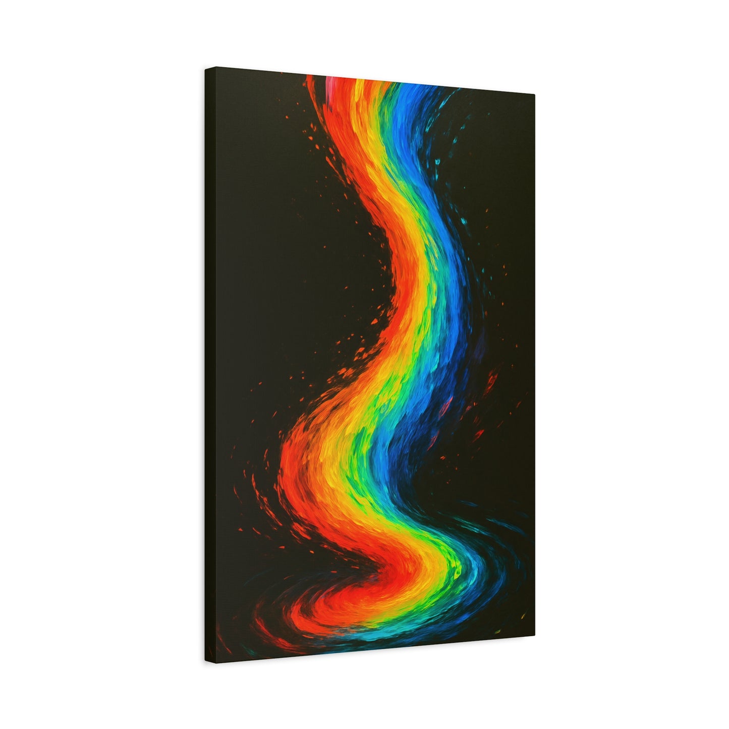Rainbow Canvas Art Print - Melt Design