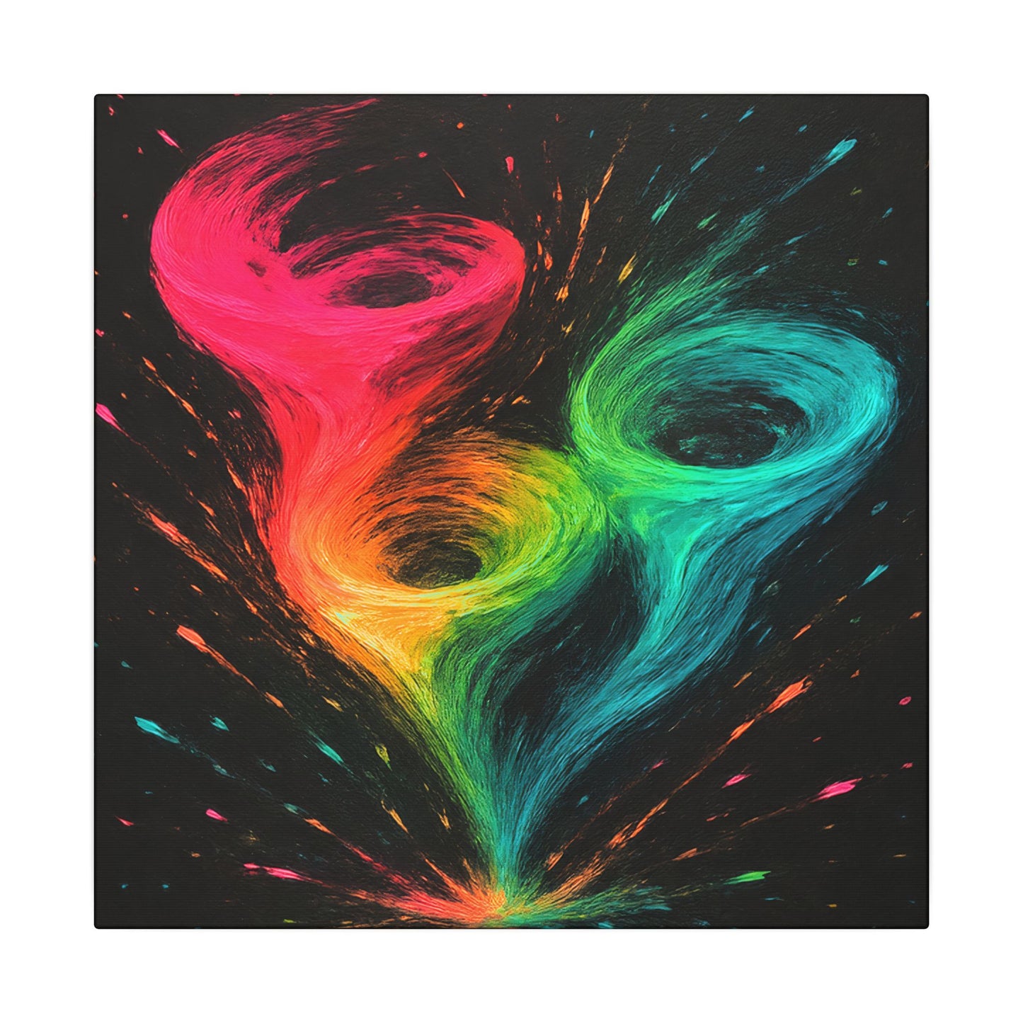 Abstract Wall Hanging Canvas Print - Cyclone Design