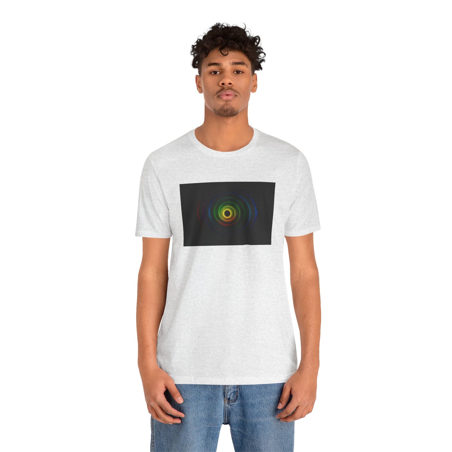 Colorful Wave Unisex Tee - Cyclone Design