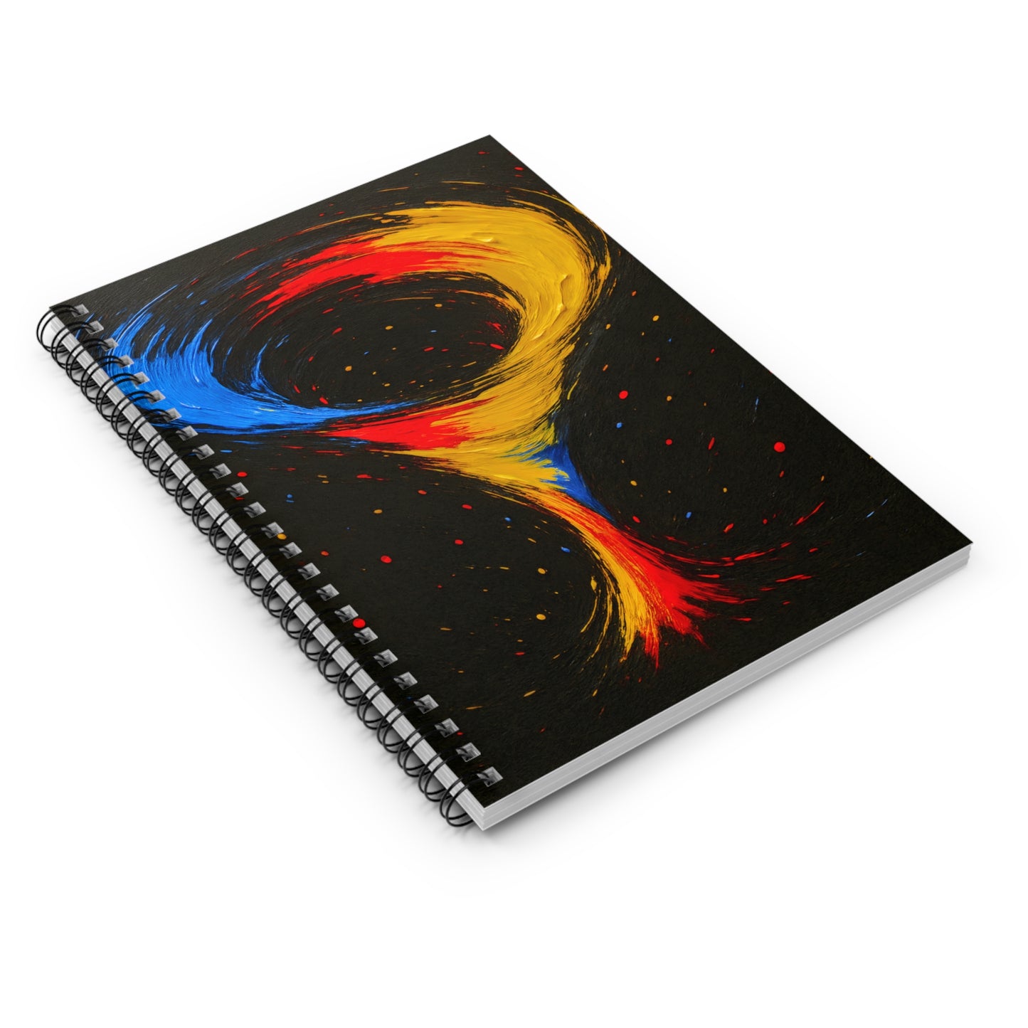 Spiral Notebook for Creative Note - Cyclone Design