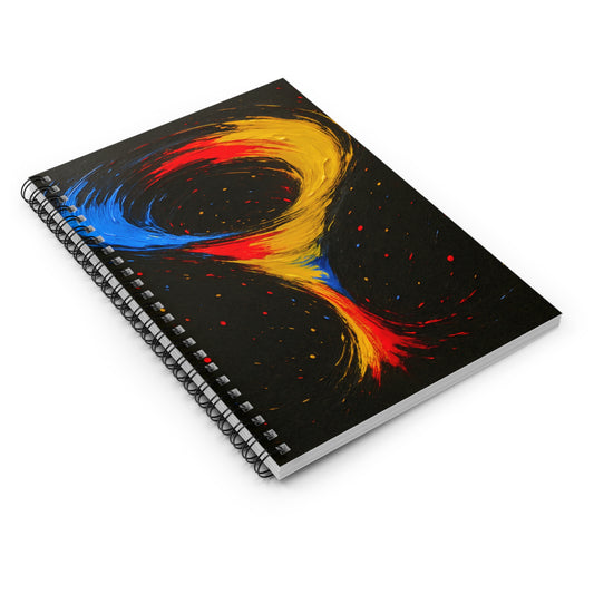 Spiral Notebook for Creative Note - Cyclone Design