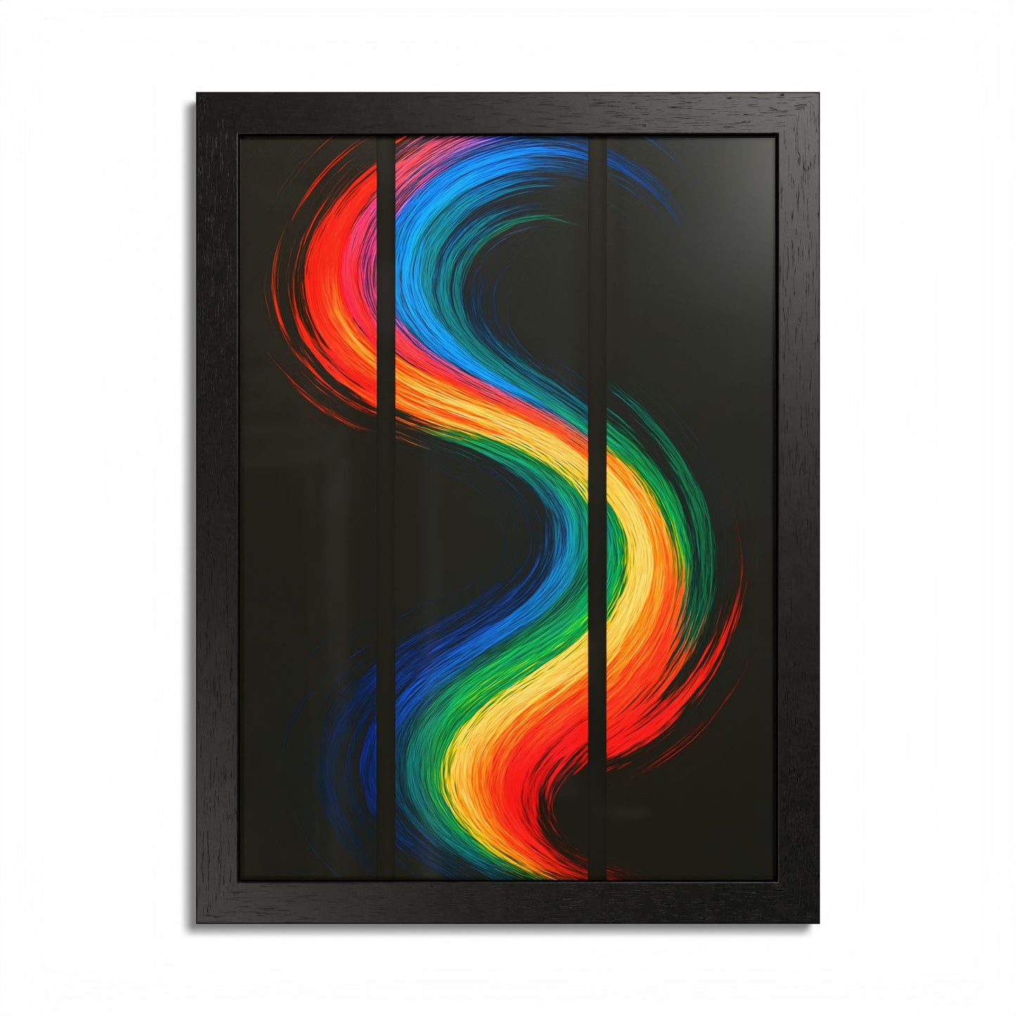 Colorful Art Print - Weave Design