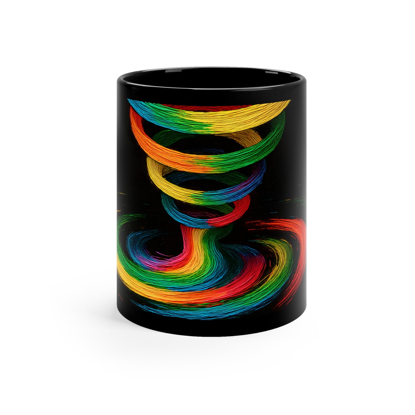 Abstract Art Coffee Mug - Cyclone Design