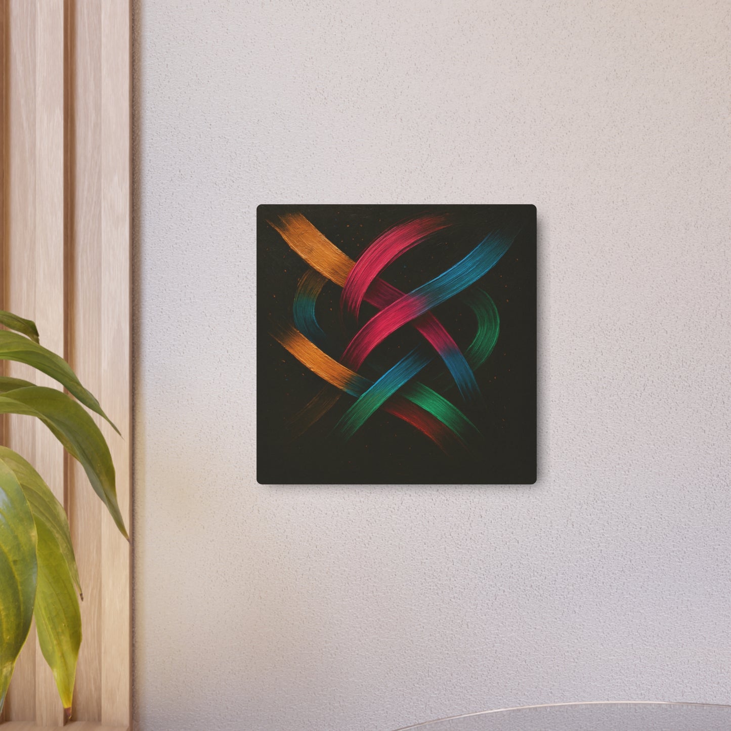 Modern Home Metal  WallArt - Weave Design