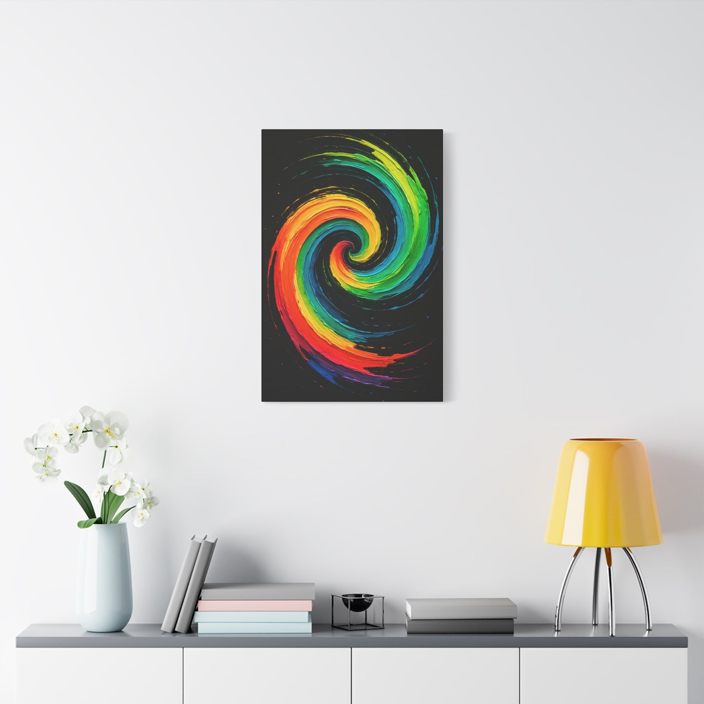 Vibrant Cyclone Canvas Art - Cyclone Design