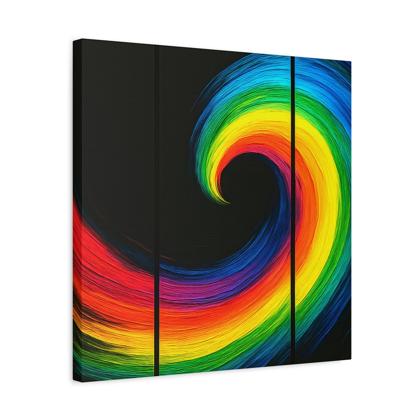 Vibrant WallArt Canvas- Cyclone Design