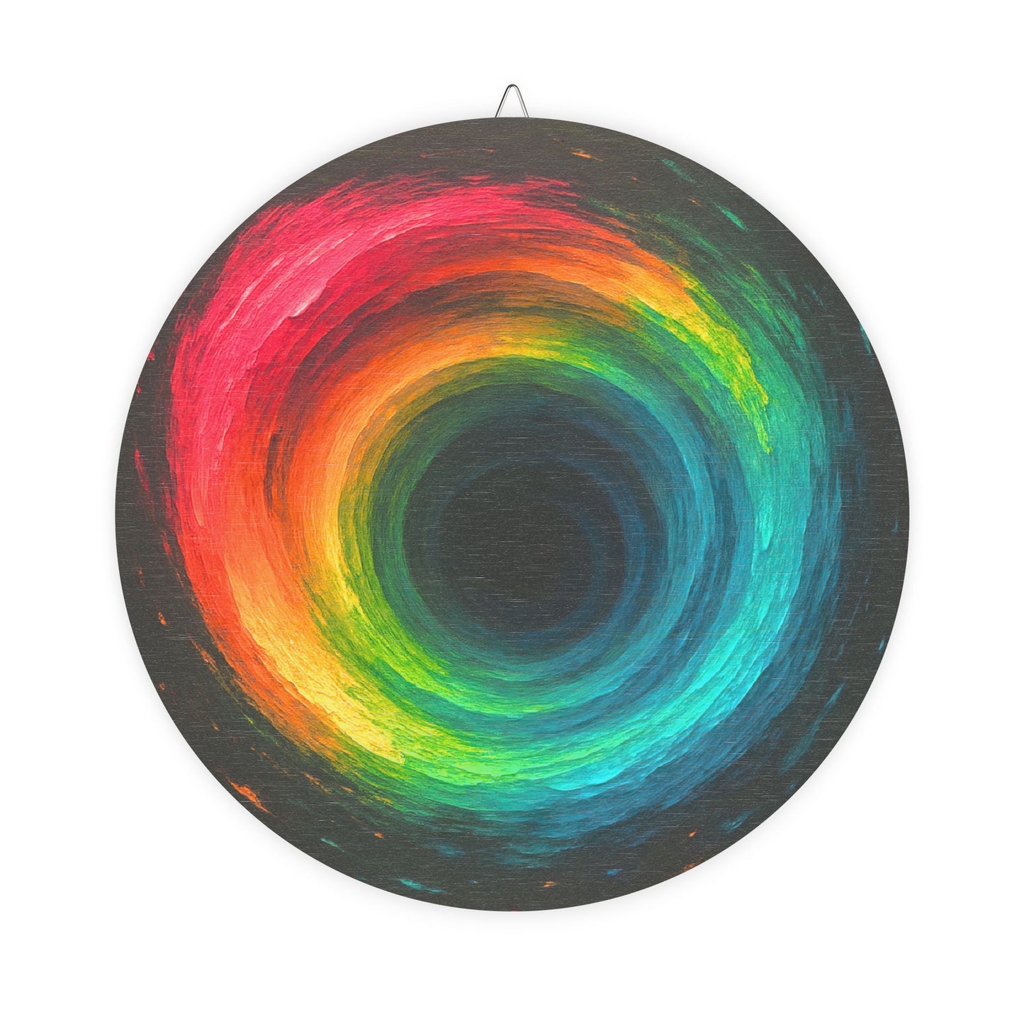 Colorful Cyclone Wood Wall Art