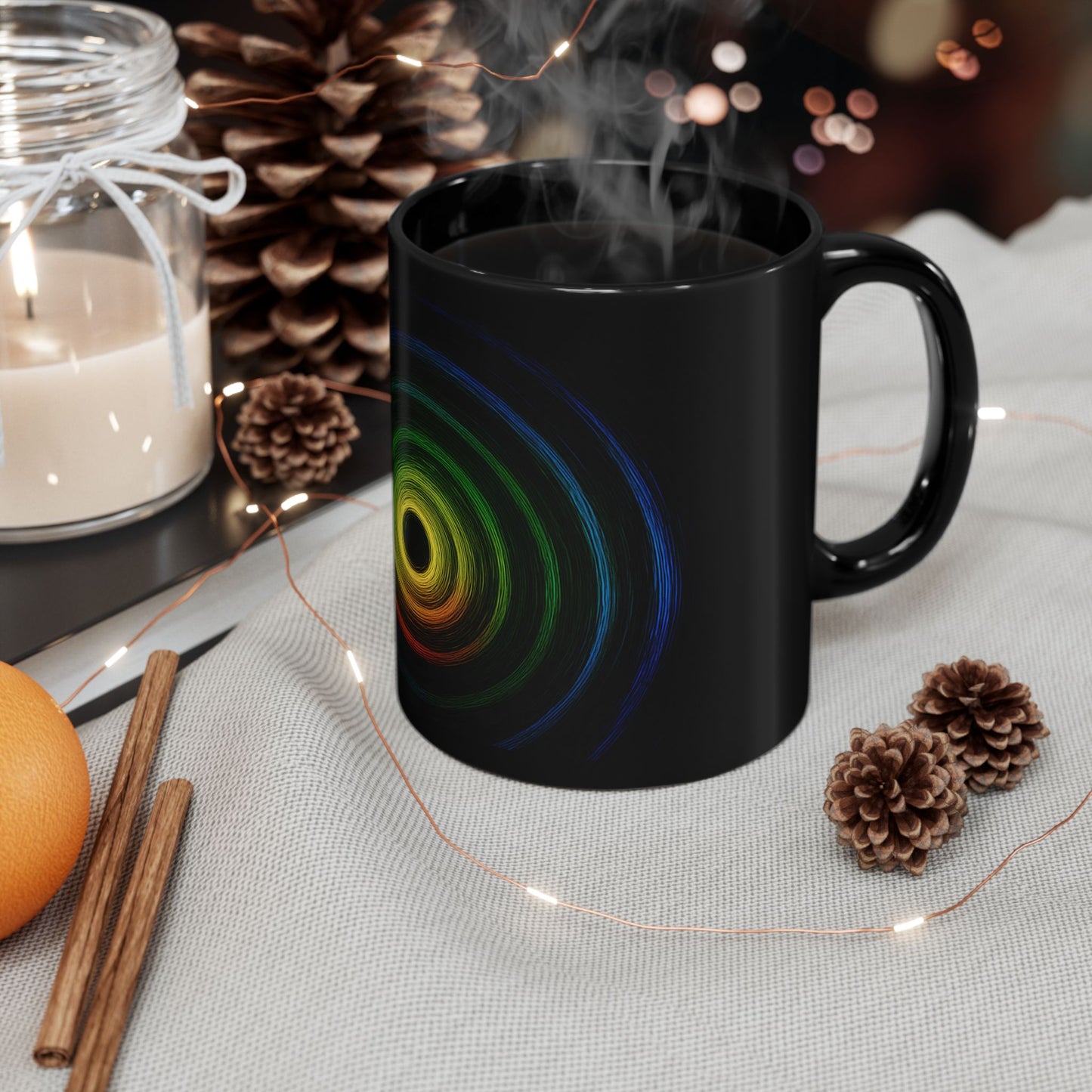 Unique Design Coffee Mug - Colorful Gift for Coffee Lovers - Cyclone Design