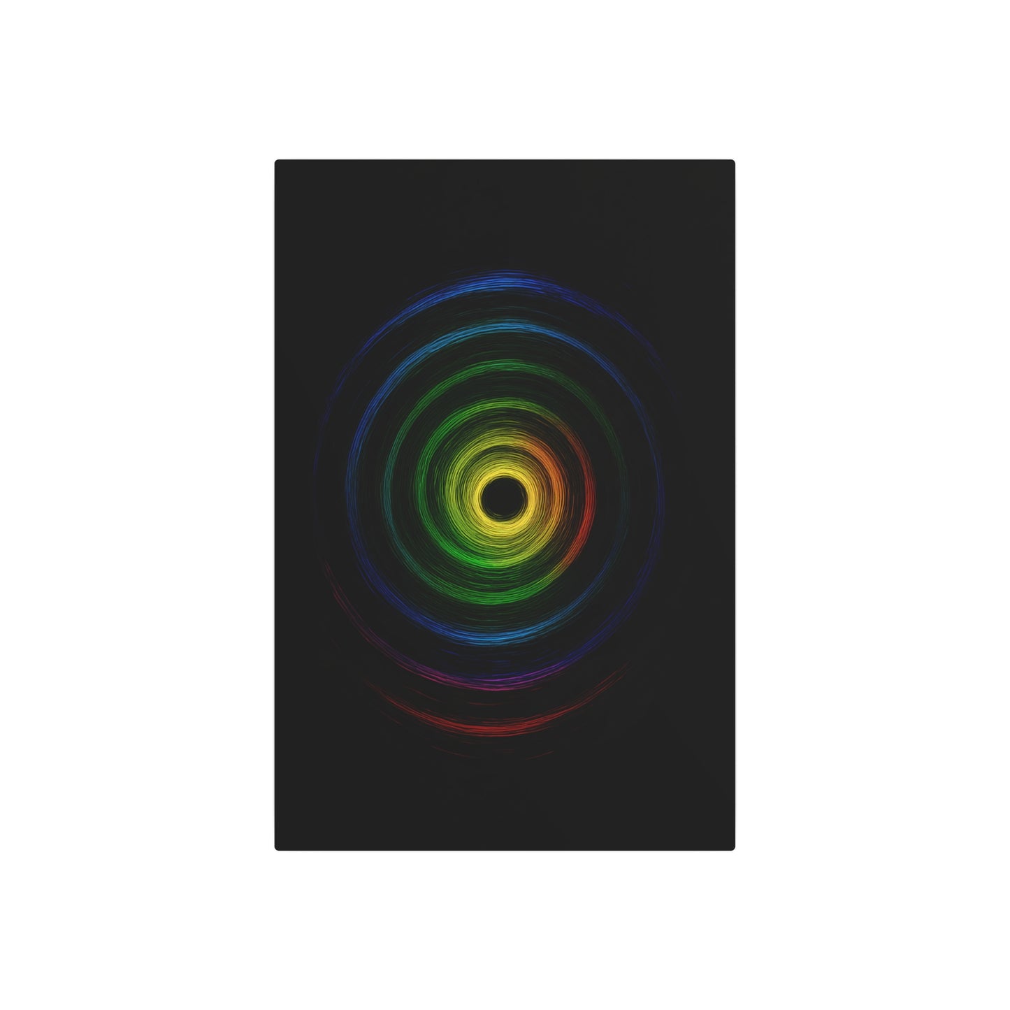 Colorful Spiral WallArt Metal Print - Cyclone Design