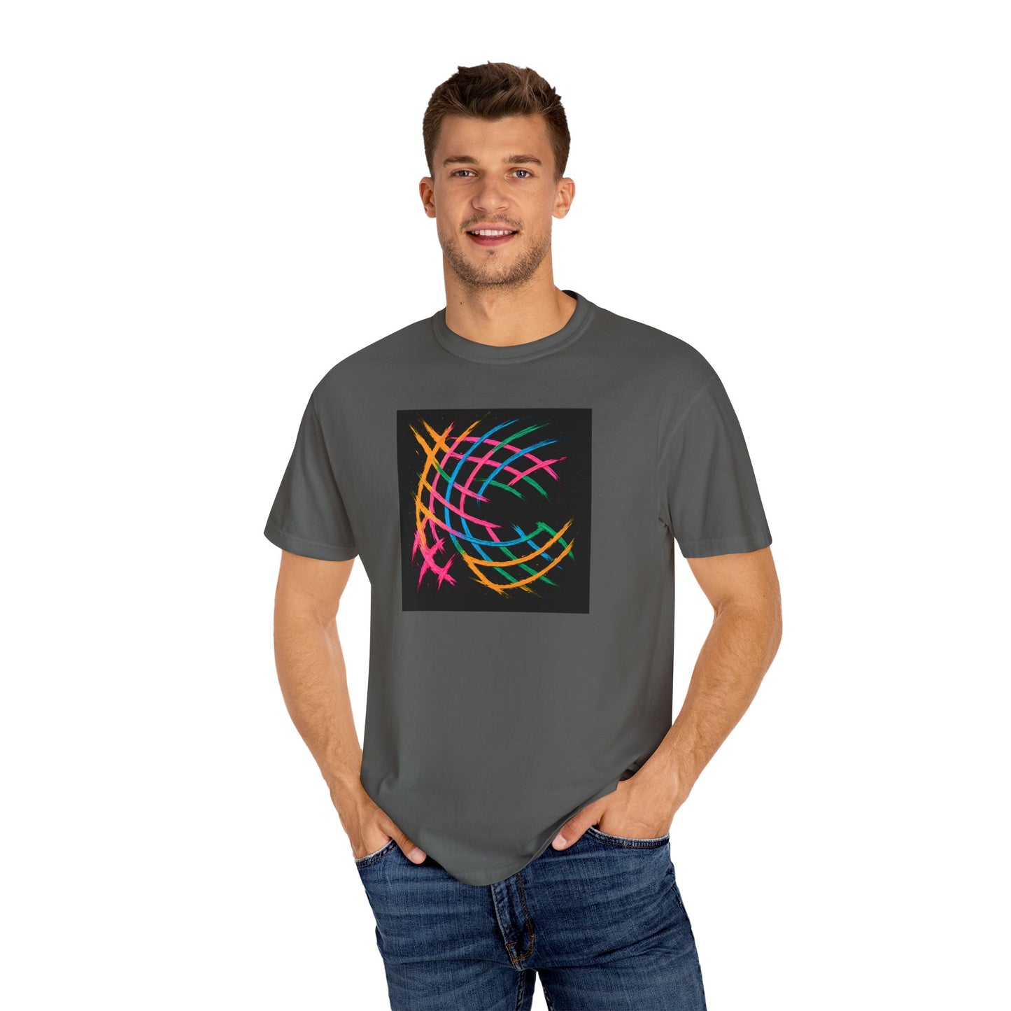 Colorful Abstract Unisex T-Shirt - Weave Design