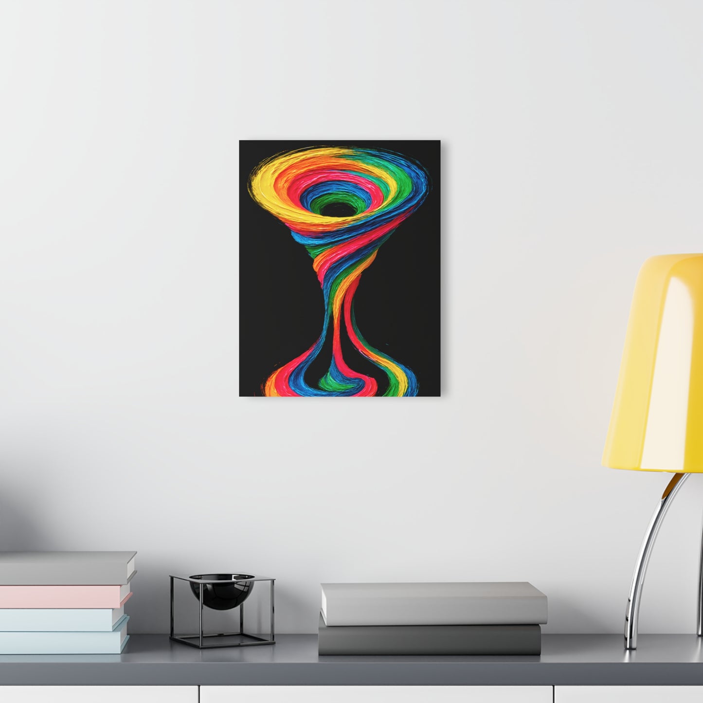Vibrant Acrylic Wall Art - Cyclone Design