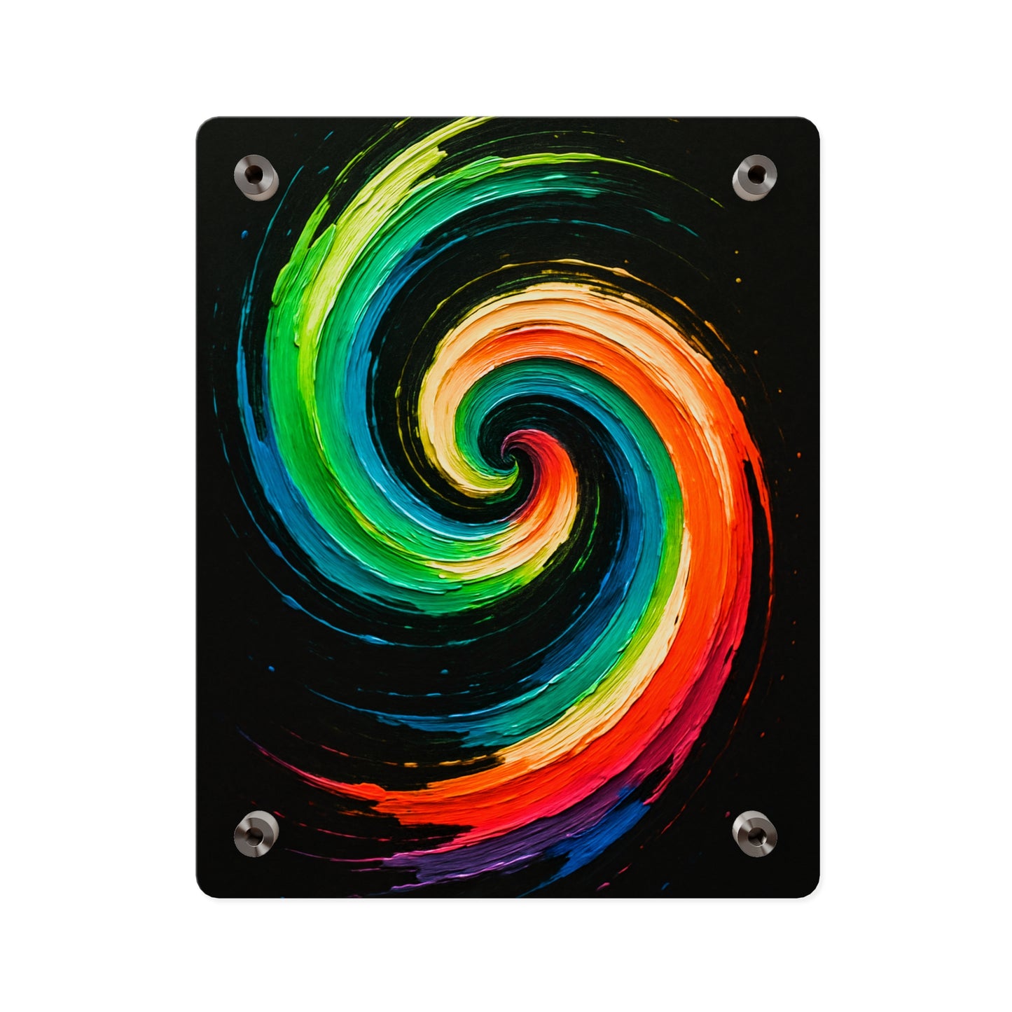 Vibrant Acrylic Wall Art - Cyclone Design
