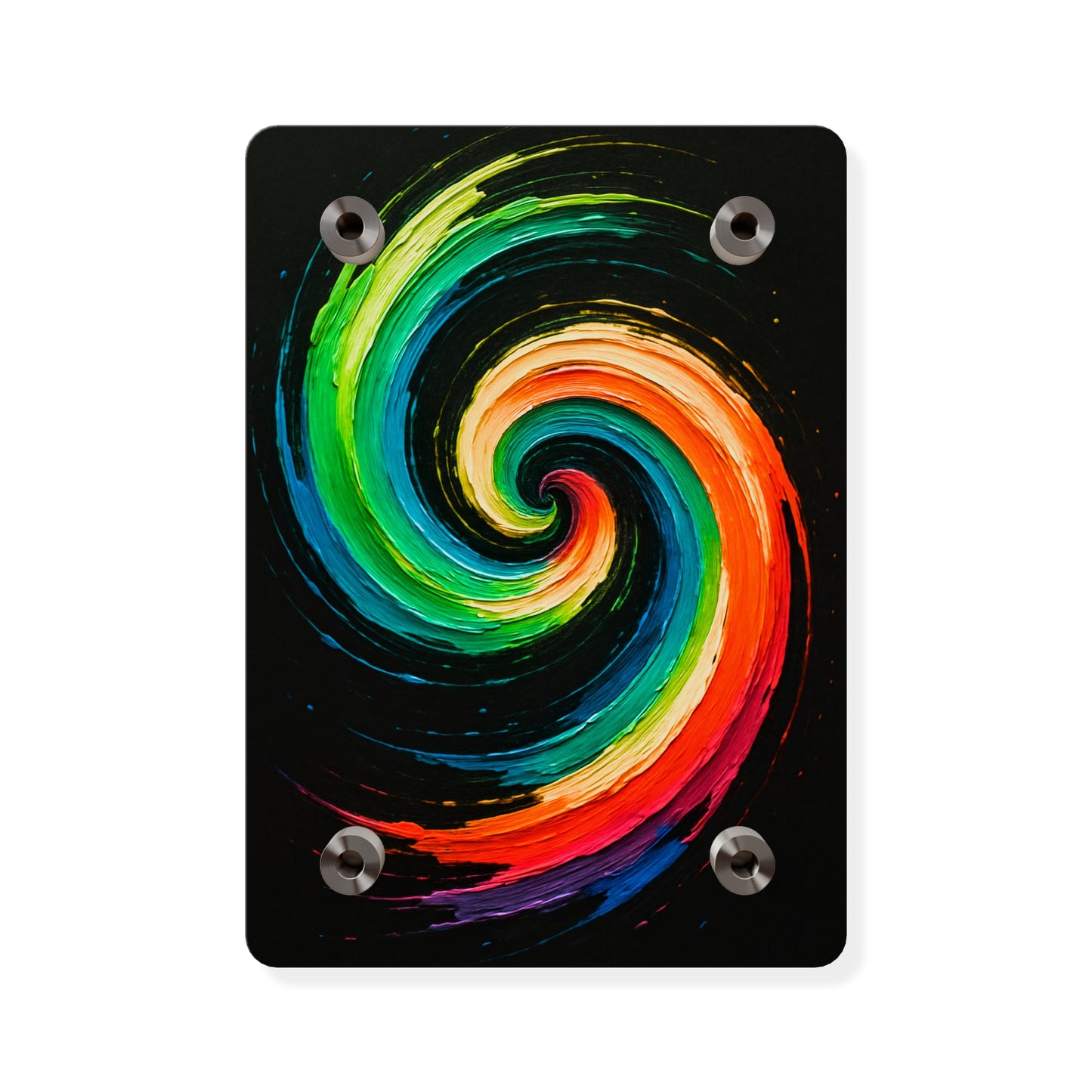 Vibrant Acrylic Wall Art - Cyclone Design