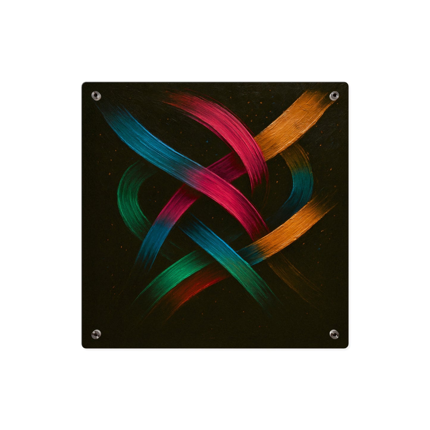 Modern Home Décor Acrylic Wall Art - Weave Design