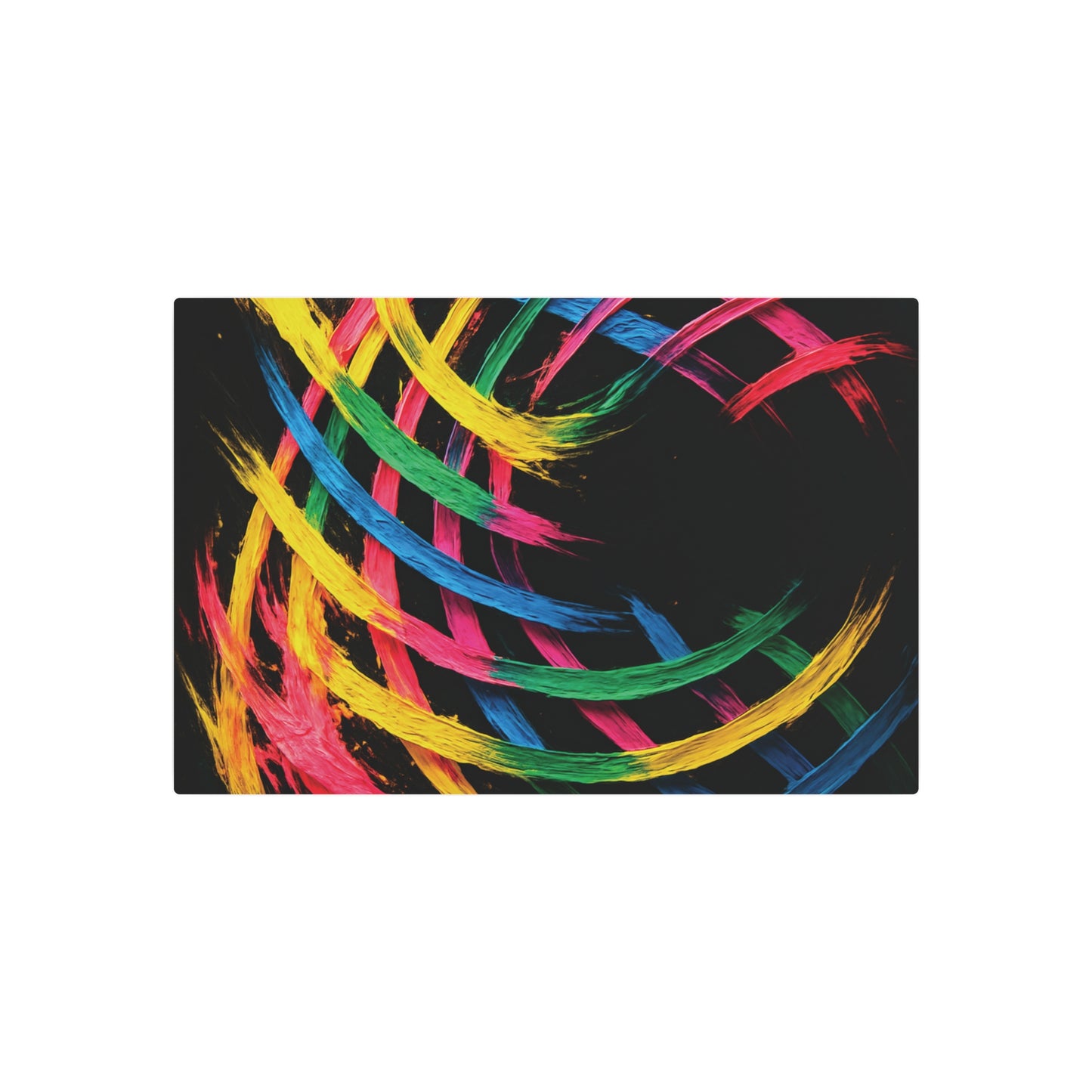 Weave Art Metal Print