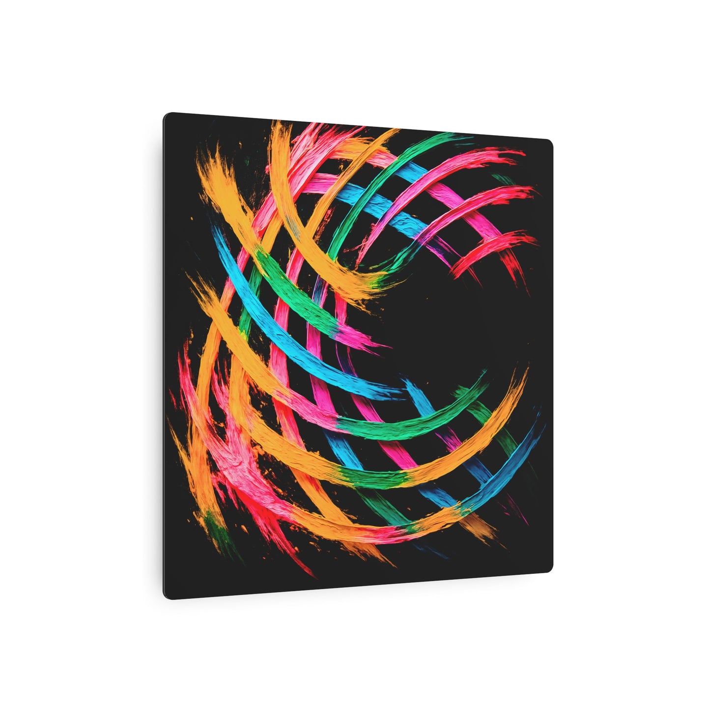 Colorful Abstract Metal Art - Weave Design