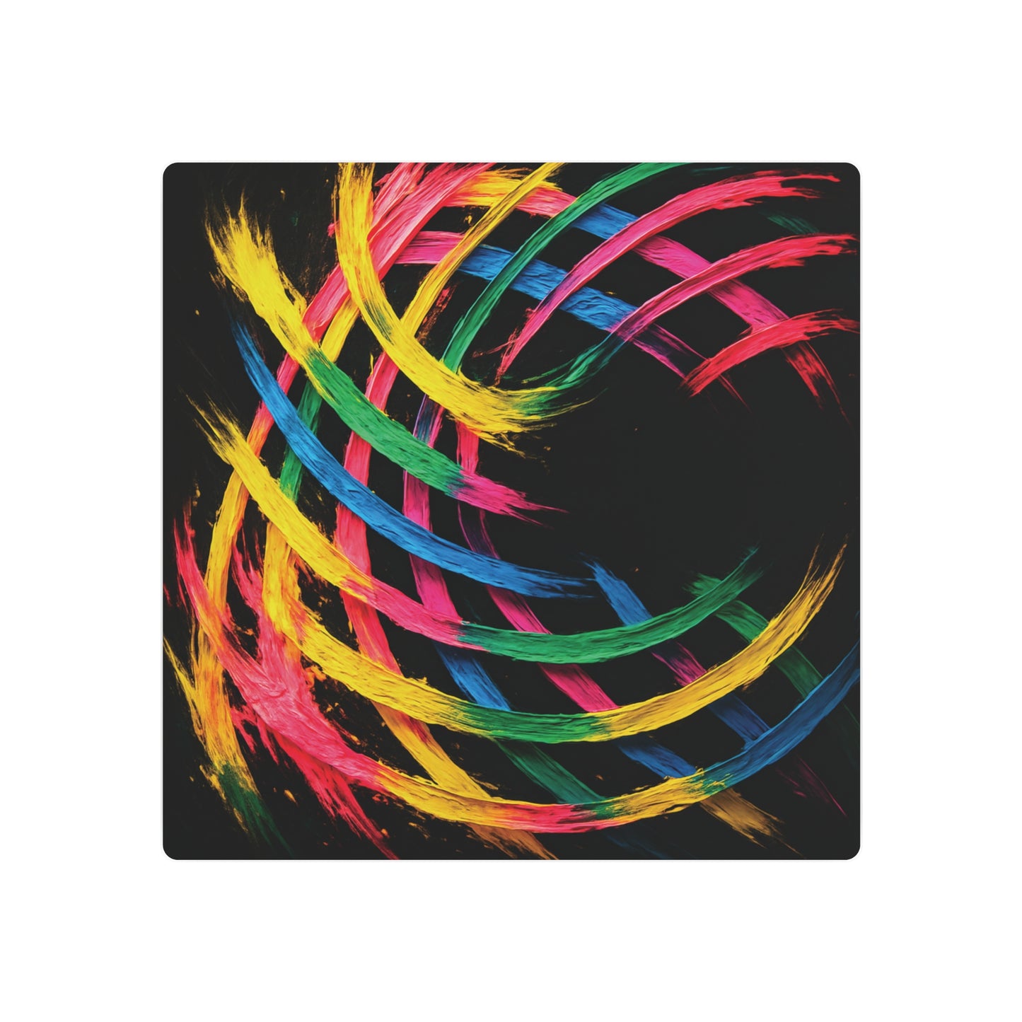 Weave Art Metal Print