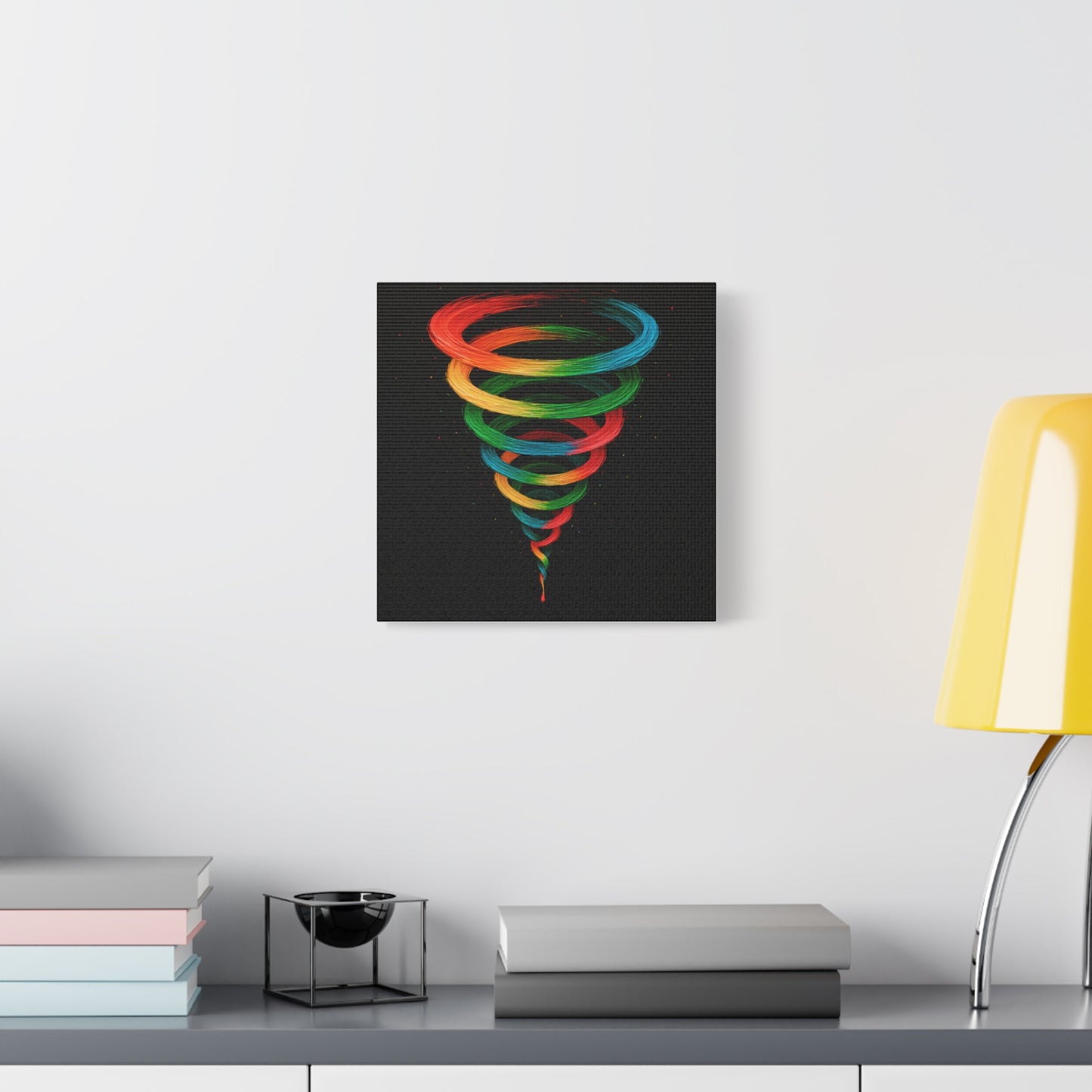 Vibrant Tornado Canvas Wall Art - Cyclone Design